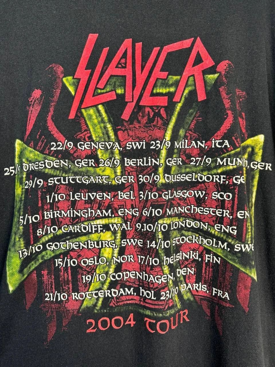 Other Slayer tee t shirt 2004 tour vintage Band Tee Size XL Size US XL / EU 56 / 4 - 4 Thumbnail