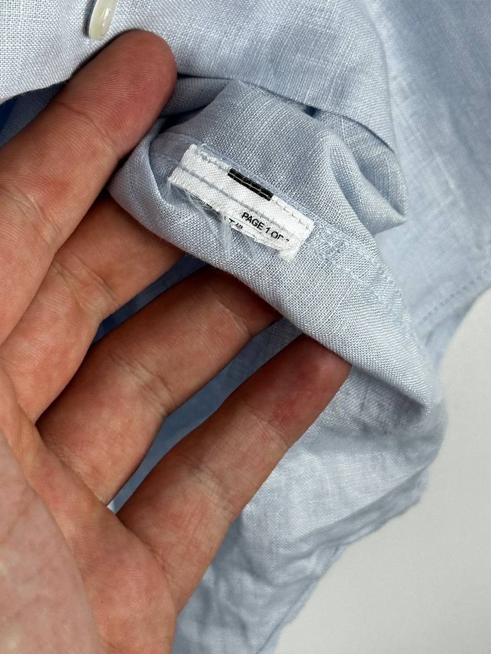 Reiss Reiss Casual Linen Shirt Short Sleeve Camp Collar Size US XL / EU 56 / 4 - 10 Thumbnail