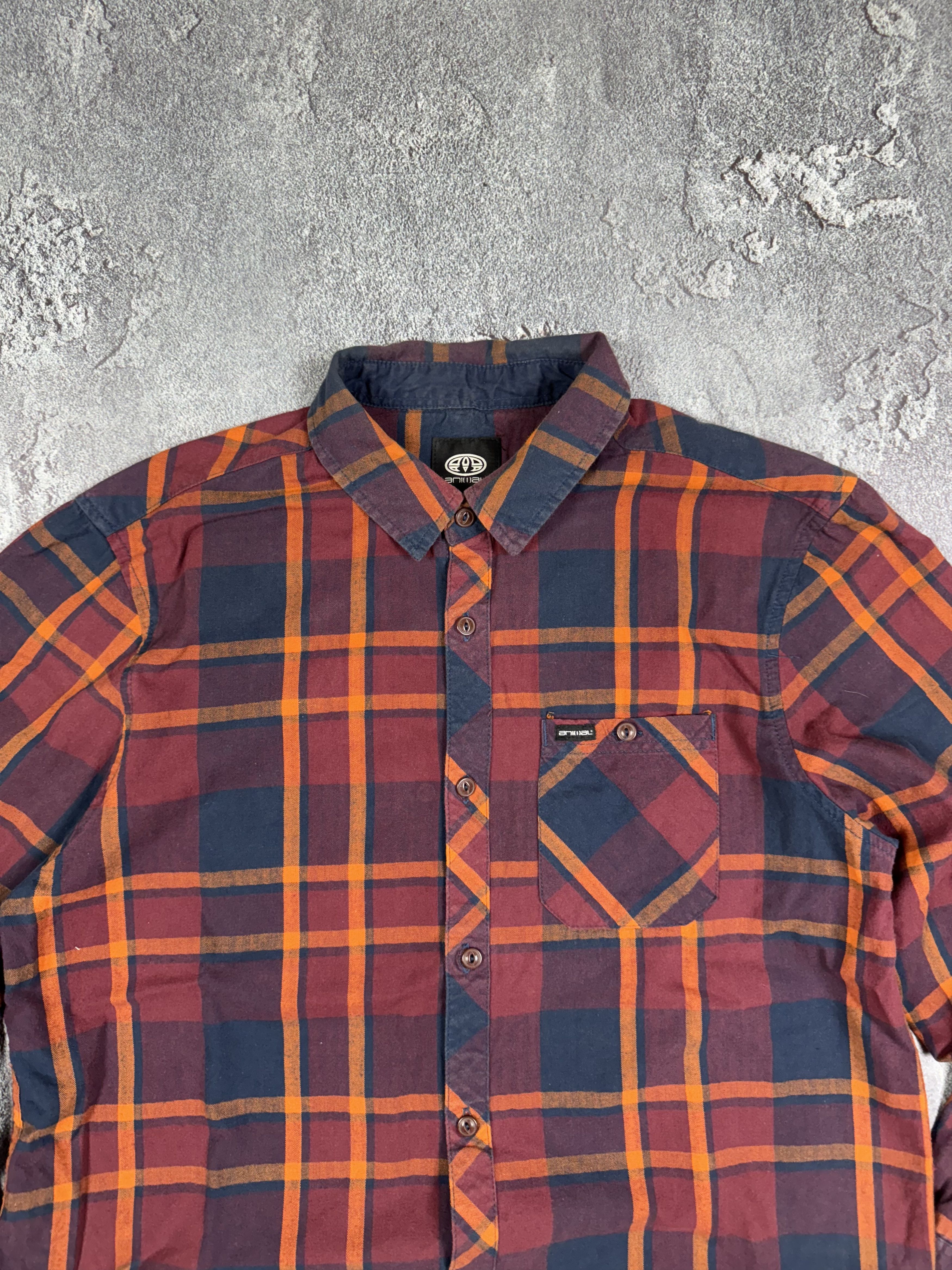 If Six Was Nine Animal Plaid 2000s Shirt Size M Streetwear Y2K Size US M / EU 48-50 / 2 - 3 Thumbnail