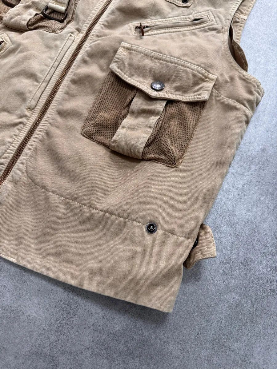 Dolce & Gabbana × Vintage SS2003 Dolce & Gabbana Beige Cargo Combat Vest Size S / US 4 / IT 40 - 8 Thumbnail
