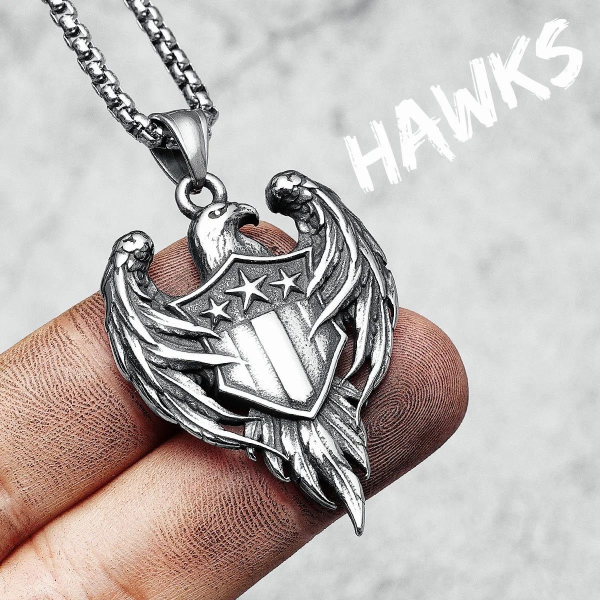 Other Hawk Shield Pendant Accessories Necklace Gifts Size ONE SIZE - 7 Thumbnail