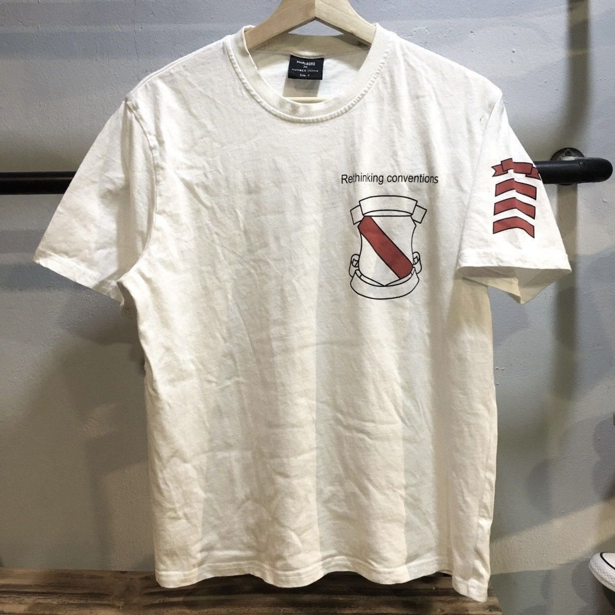 Number (N)ine Marlboro x Number (N)ine "Rethinking Conventions" Tee Size US M / EU 48-50 / 2 - 1 Thumbnail