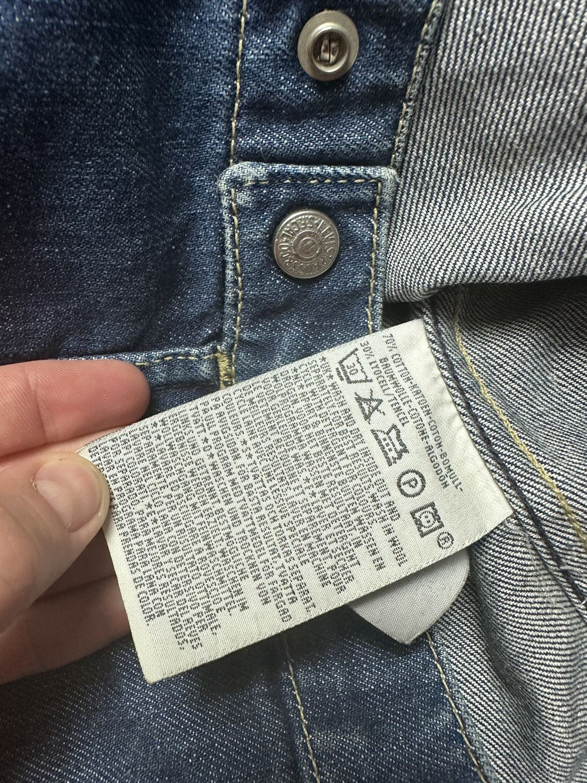 Levi's Vintage Levis Denim Jacket logo size S pocket rare Size US S / EU 44-46 / 1 - 6 Thumbnail