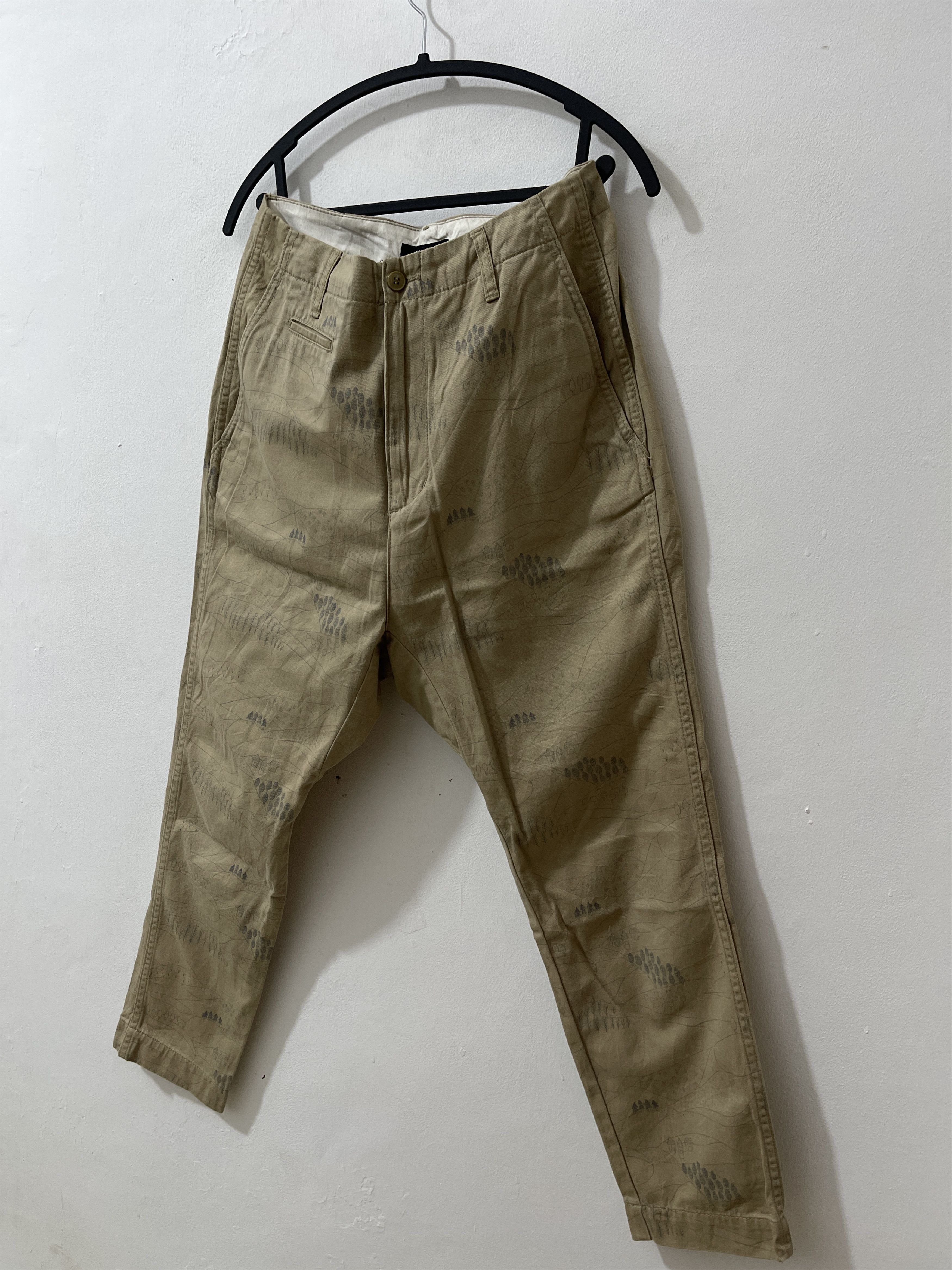Ne-Net Ne-Net Issey Miyake Japan Archive Pencil Fullprint Art Pants Size US 30 / EU 46 - 2 Thumbnail