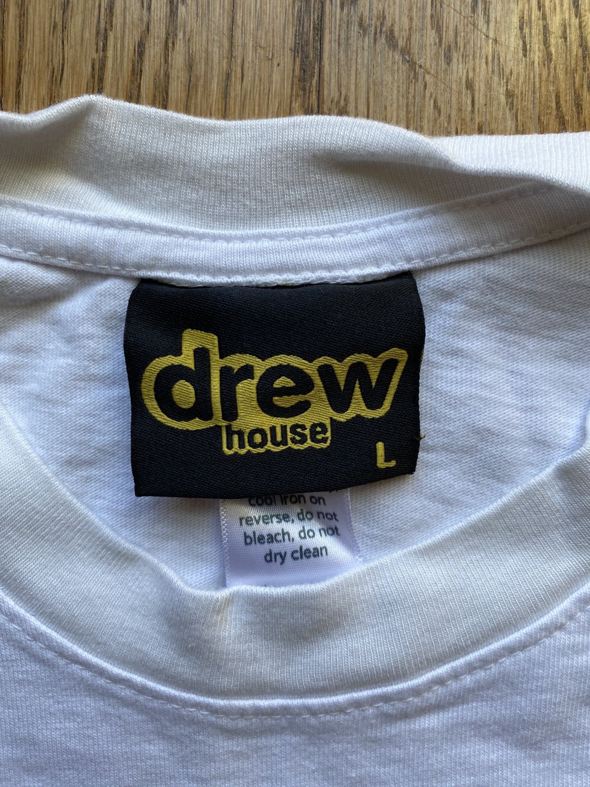Drew House × Justin Bieber × Vintage Original Drew House Smiley Mascot LS Tee Sz L Size US L / EU 52-54 / 3 - 4 Thumbnail
