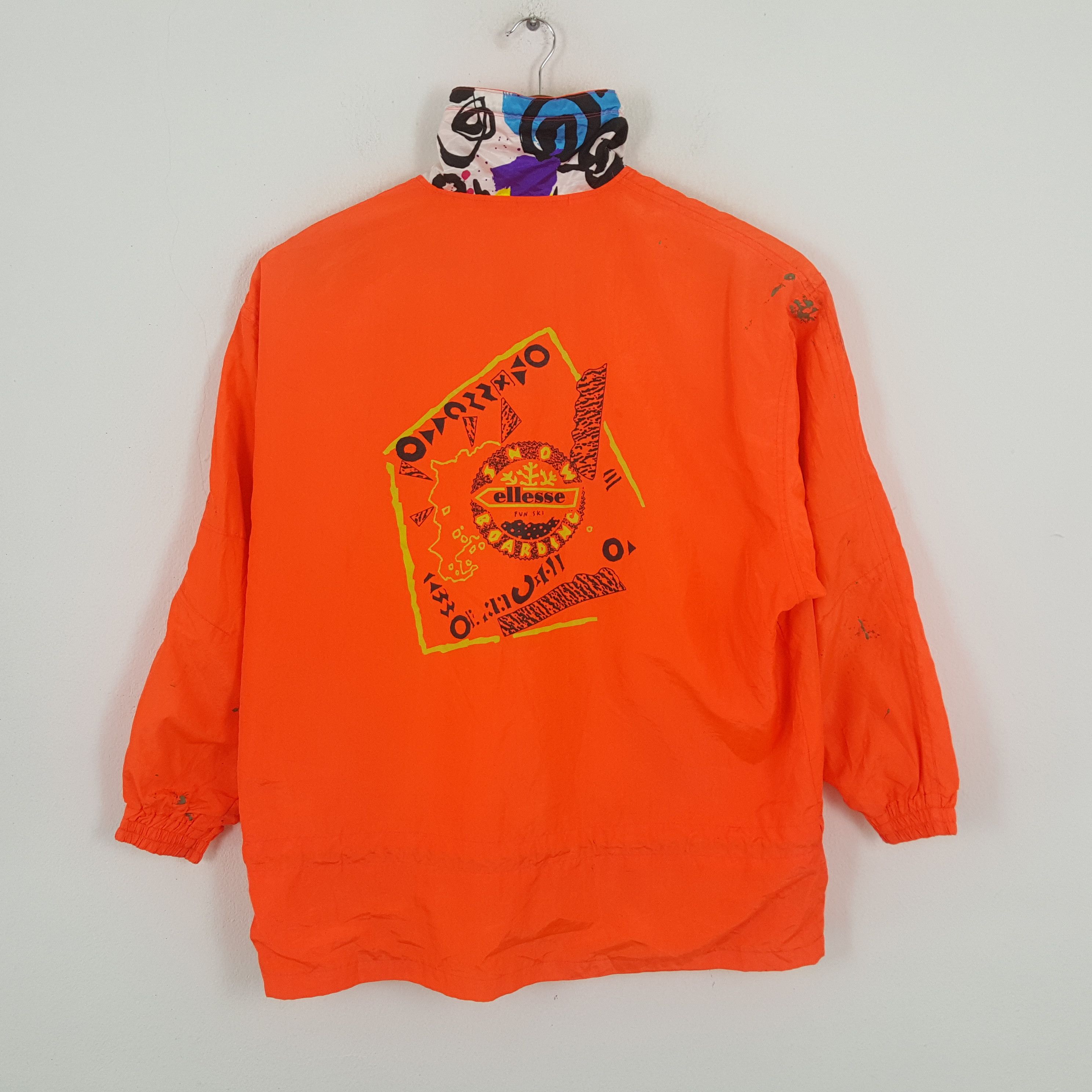 Ellesse × Japanese Brand × Vintage Vintage ELLESSE Sportswear Windbreaker Jacket Size US XL / EU 56 / 4 - 1 Thumbnail