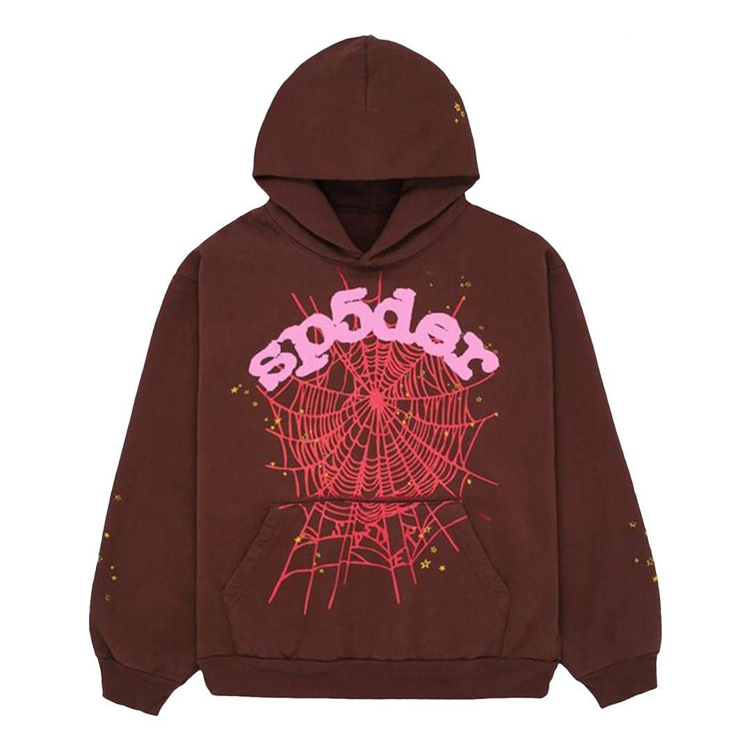 Sp5der Web Hoodie 'Brown' Size US XL / EU 56 / 4 - 1 Thumbnail