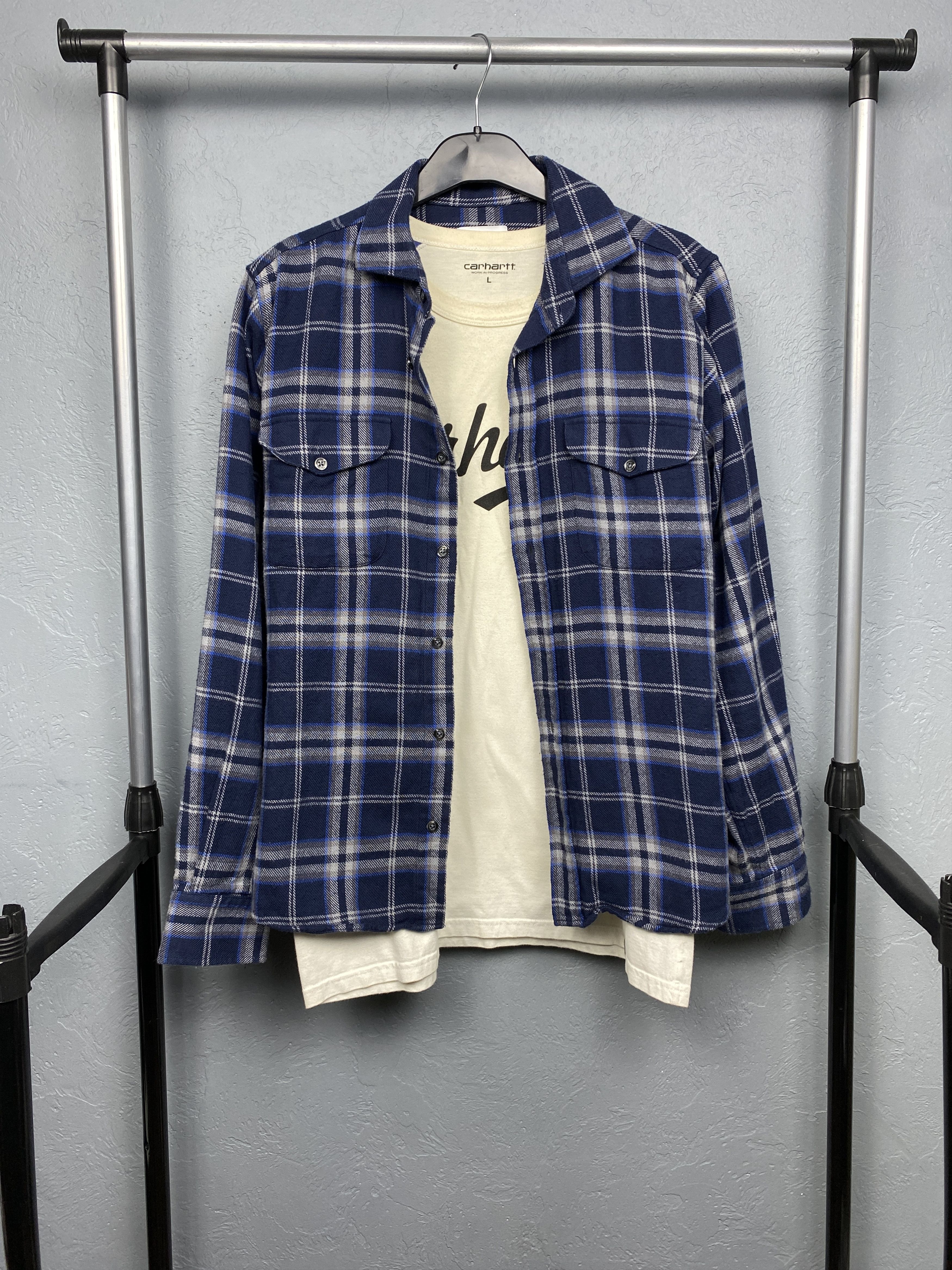 Reiss Reiss Mens Flannel Plaid Shirt Size US M / EU 48-50 / 2 - 1 Thumbnail