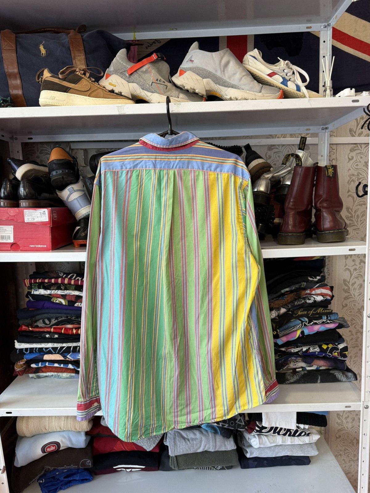 Polo Ralph Lauren Vintage RALPH LAUREN Multicolour Striped long Sleeved Shirt Size US XL / EU 56 / 4 - 3 Thumbnail