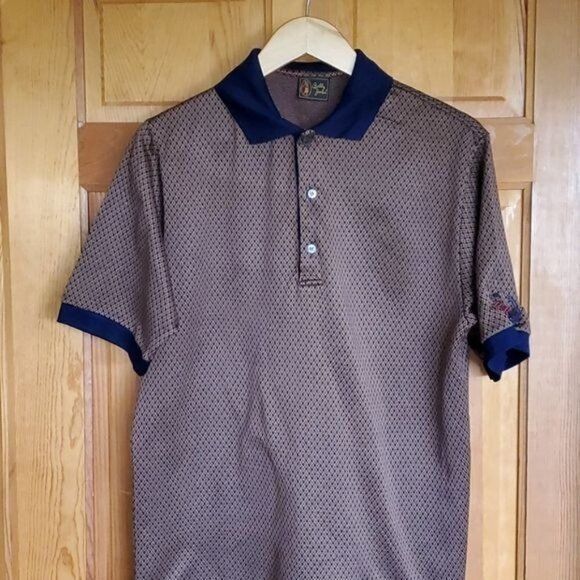 Bobby Jones Bobby Jones Italy Embroidered Sz. L Brown/Blue Designed Golf Size US L / EU 52-54 / 3 - 2 Thumbnail