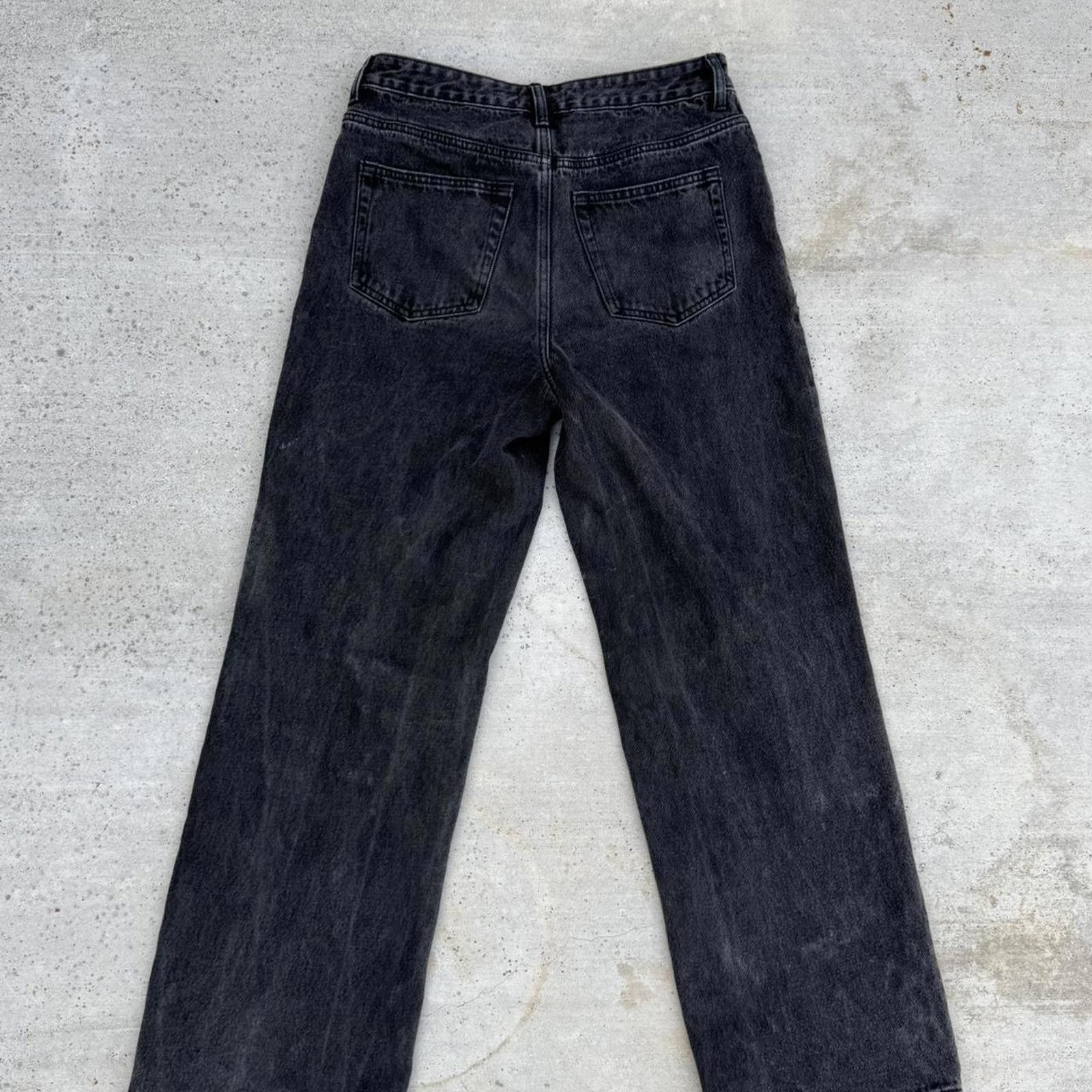 Designer Korean MUSINSA STANDARD trendy baggy black jeans Size US 30 / EU 46 - 3 Thumbnail