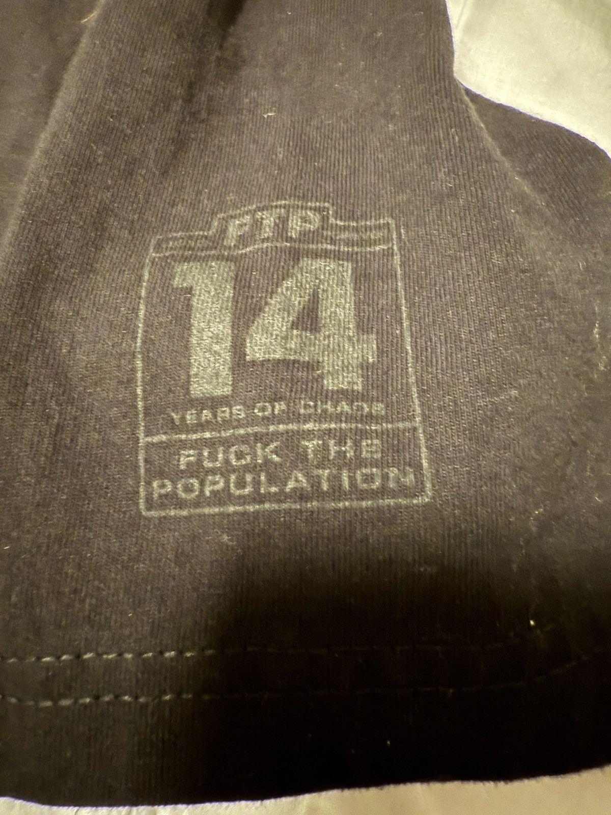 Fuck The Population Fuck the population 14 years anniversary logo tee Size US L / EU 52-54 / 3 - 4 Thumbnail