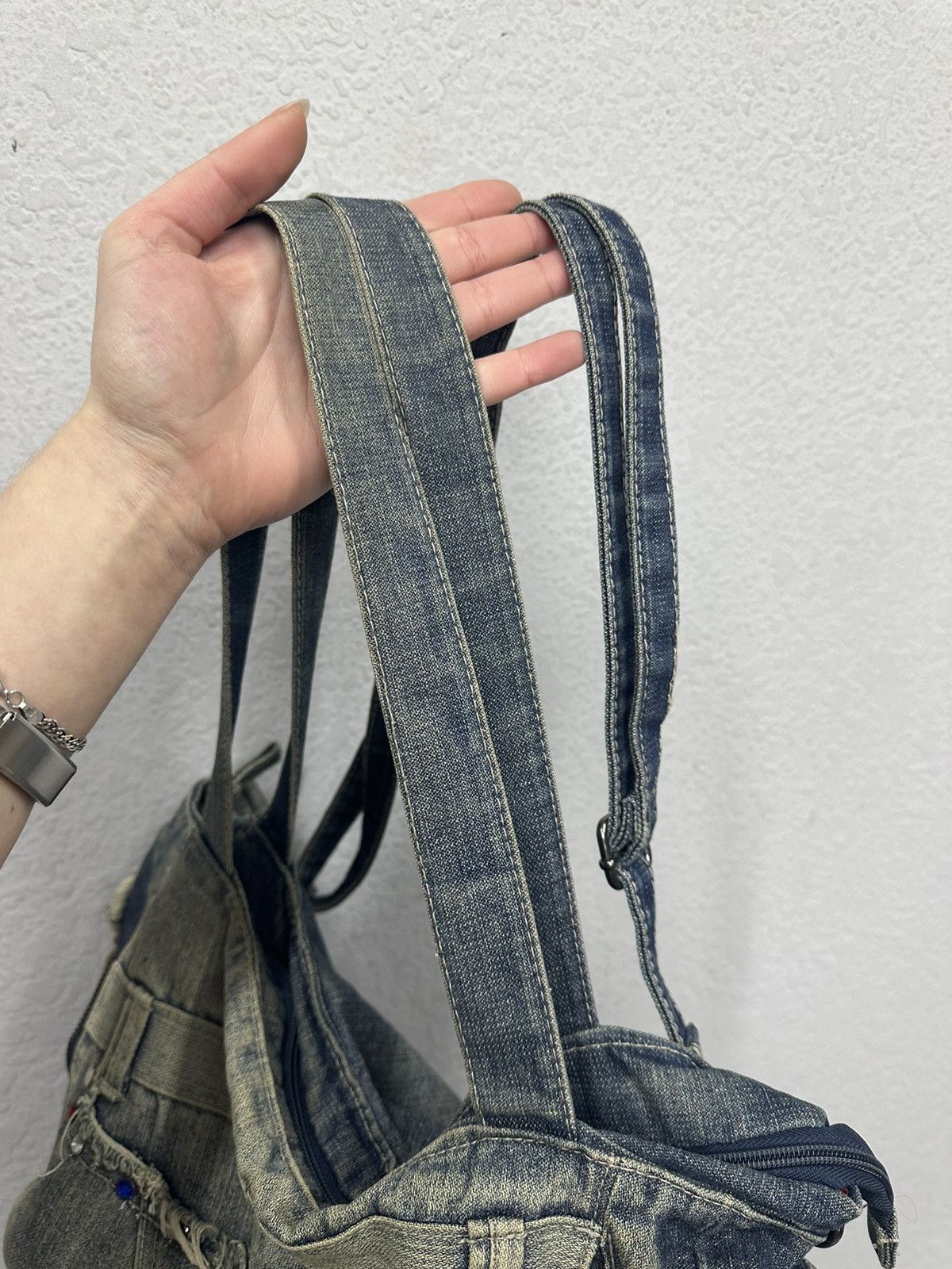 Diesel Vintage Diesel Denim Distressed Style Ifsixwasnine Y2k Dolce Size ONE SIZE - 10 Thumbnail