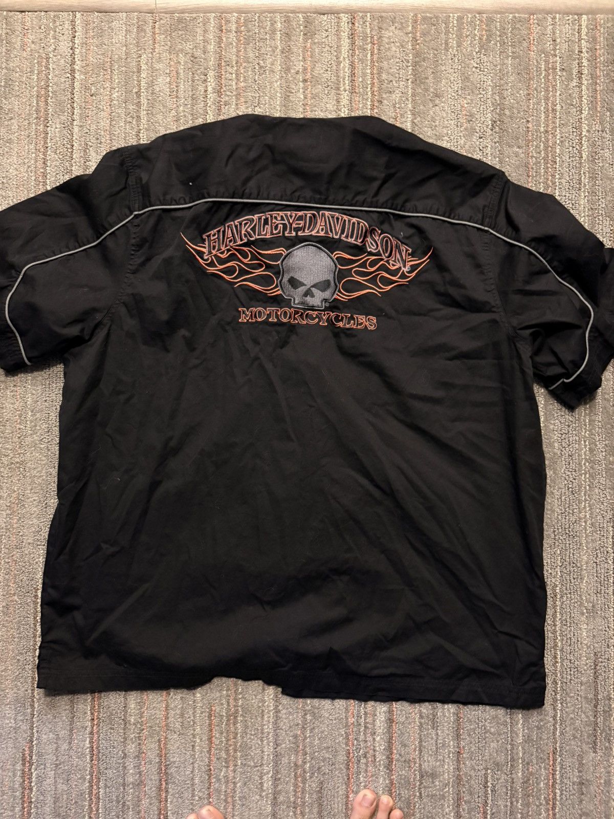 Harley Davidson Harley Davison work wear shirt Size US XXL / EU 58 / 5 - 3 Thumbnail