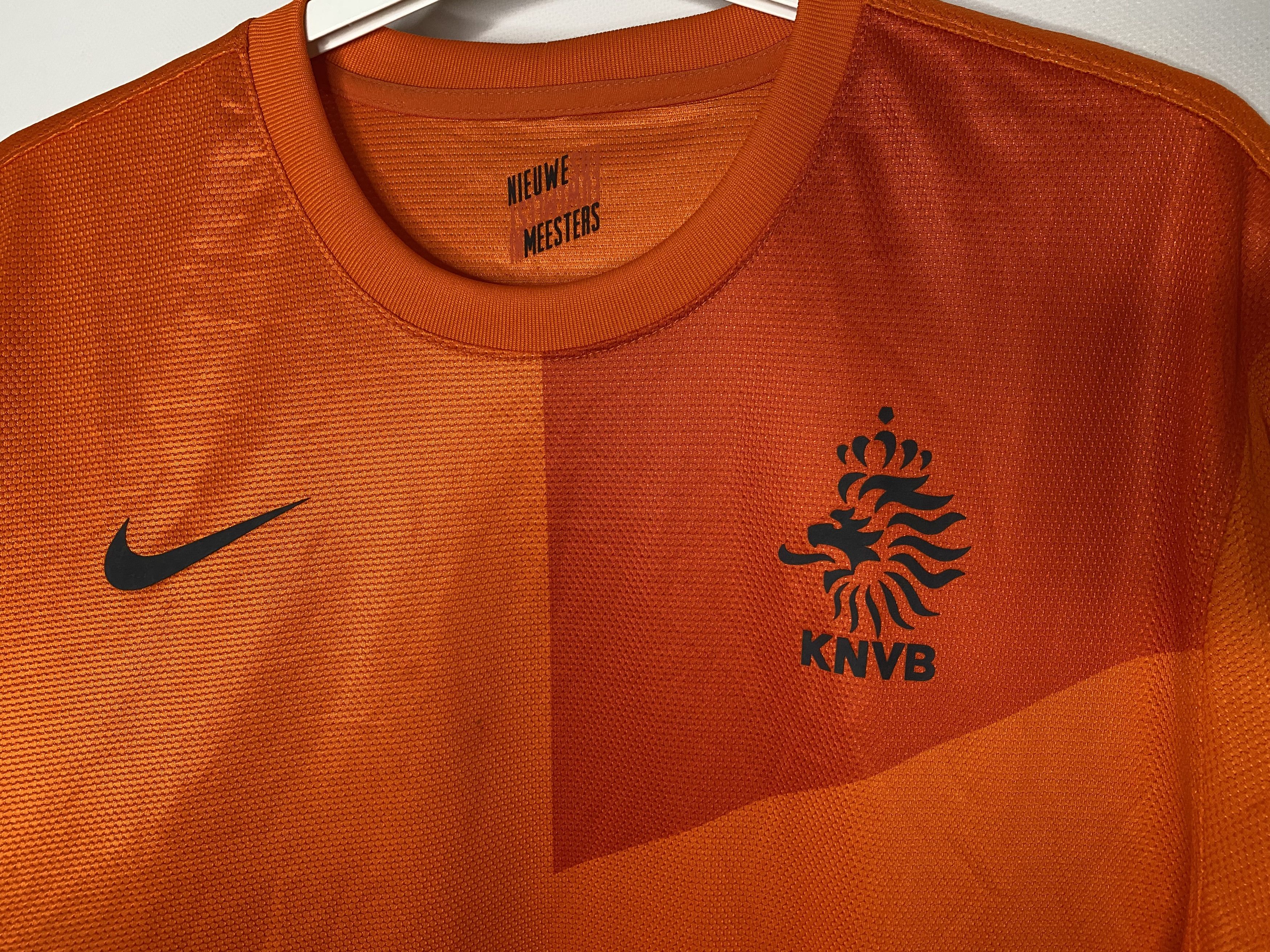 Nike NETHERLANDS TEAM 2012 2014 HOME FOOTBALL SHIRT SOCCER JERSEY Size US XL / EU 56 / 4 - 3 Thumbnail