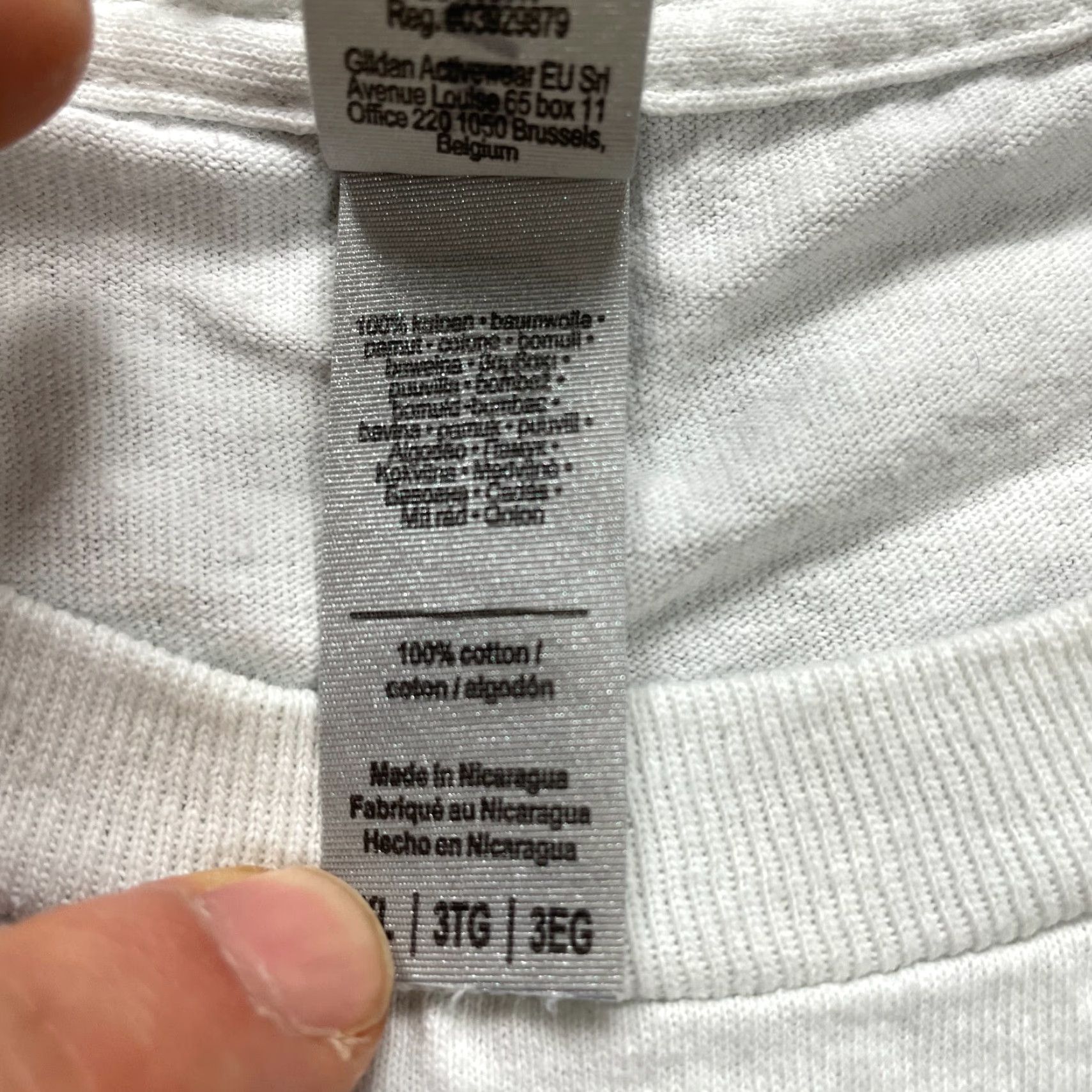 Gildan VINTAGE Gildan Heavy Cotton T-Shirt Unisex Adults 3XL White Birthday Bash Crew Neck Short Sleeve Mens Size US XXL / EU 58 / 5 - 6 Thumbnail