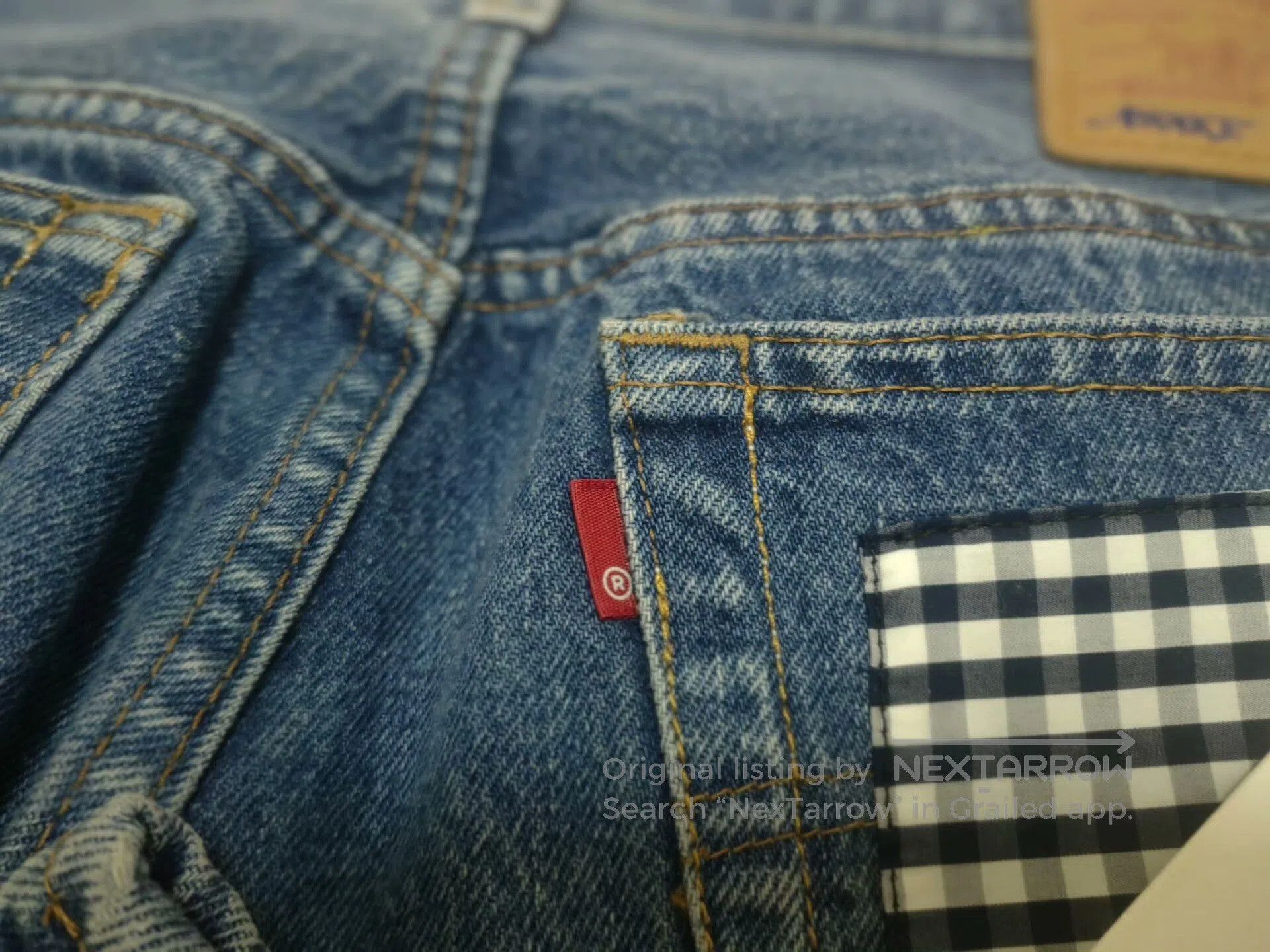 Levi's levi's awake ny patchwork denim jeans. Size US 30 / EU 46 - 4 Thumbnail