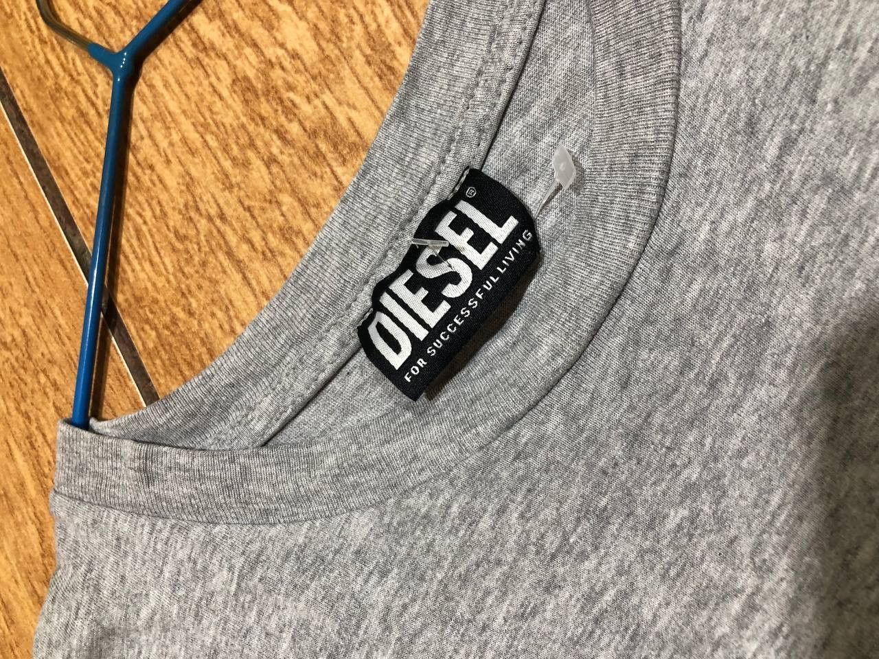 Diesel Gray T-shirt Mini Logo Diesel Vintage Streetwear Size US L / EU 52-54 / 3 - 2 Thumbnail