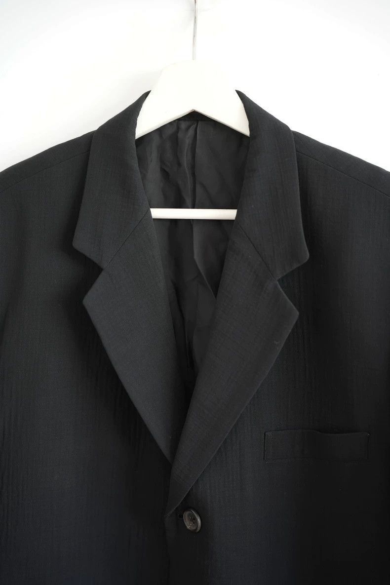 Yohji Yamamoto Yohji Yamamoto Yohji Yamamoto Black Suit Jacket with Embro Size US S / EU 44-46 / 1 - 3 Thumbnail