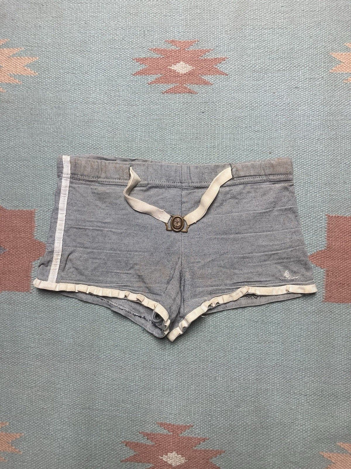 Vintage 1950’s Catalina belted swim trunks shorts logo striped 30 Size US 30 / EU 46 - 1 Thumbnail
