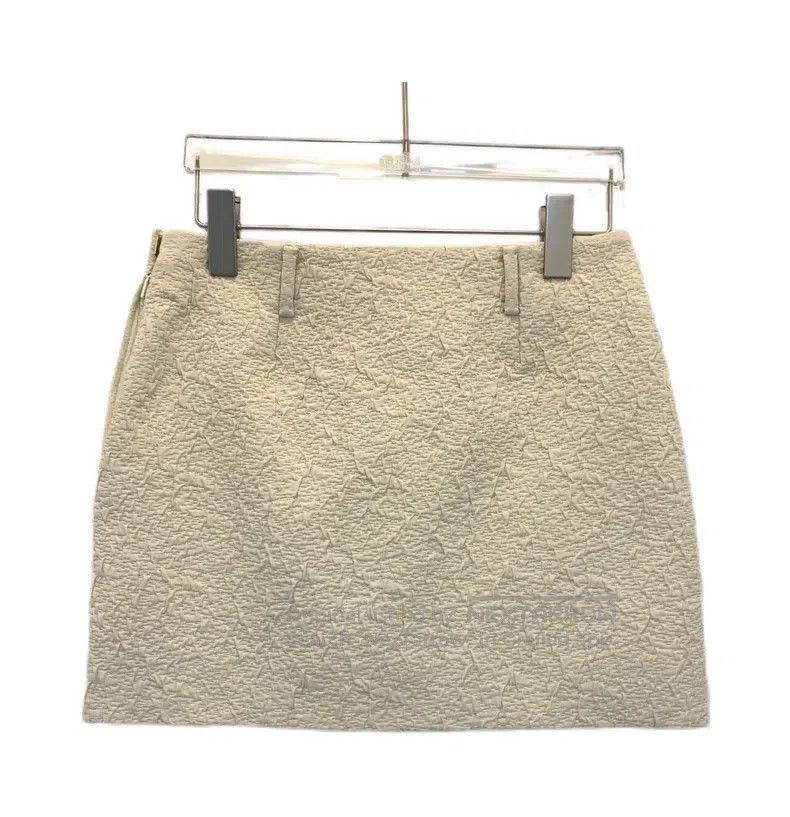 Gucci Gucci Beige cotton texture casual skirt short skirt Size 24" / US 00 / IT 34 - 1 Thumbnail
