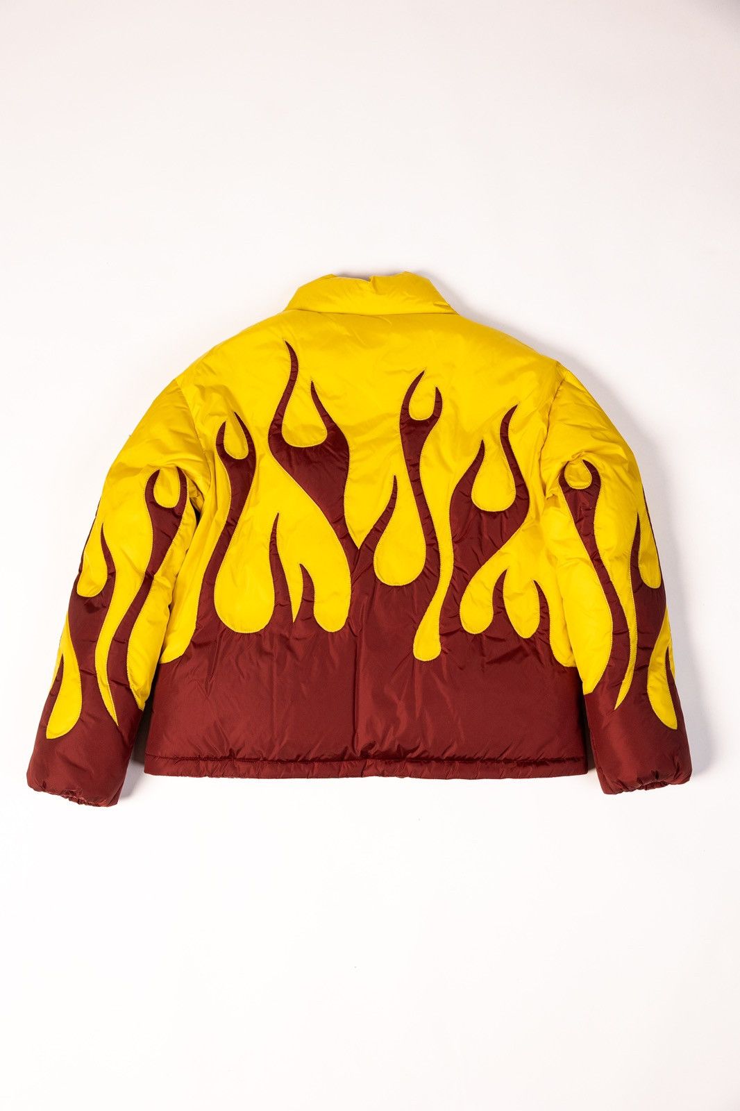 Moncler × Palm Angels Moncler x Palm Angels Flame Puffer Jacket Size US XL / EU 56 / 4 - 4 Thumbnail