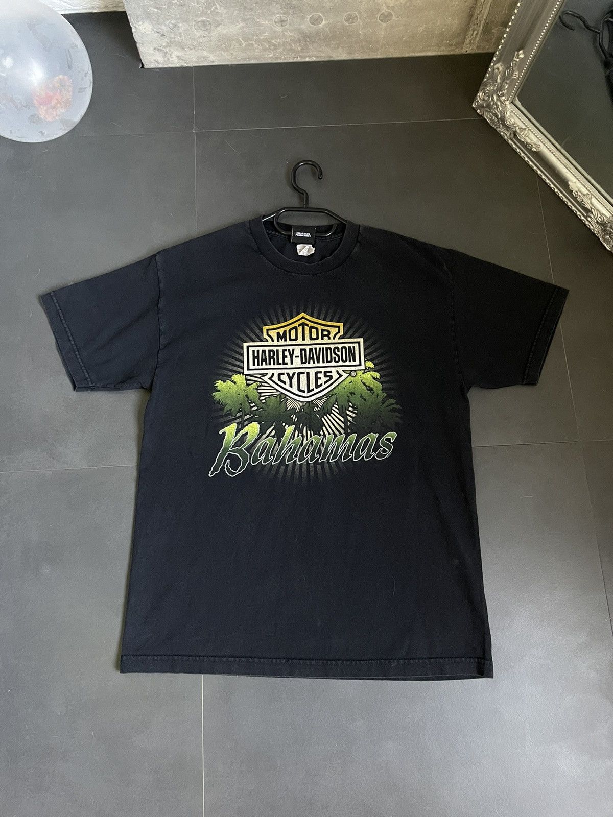 Vintage Vintage Harley Davidson Bahamas Faded Tee Made In Mexico Y2k Size US L / EU 52-54 / 3 - 8 Thumbnail