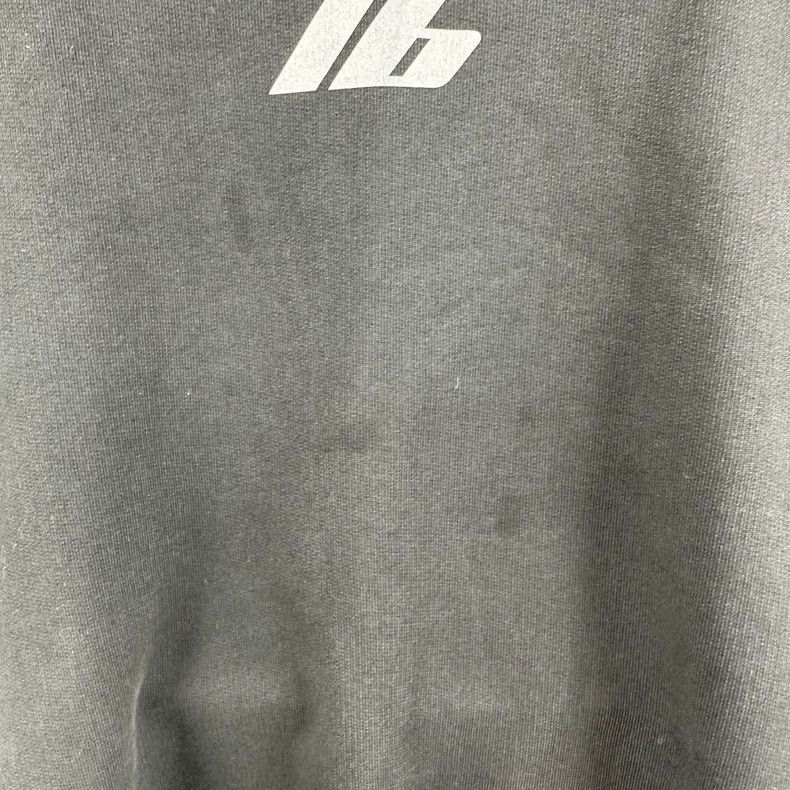 Balenciaga Balenciaga Black monogrammed reflective logo sweatshirt Size US M / EU 48-50 / 2 - 6 Thumbnail