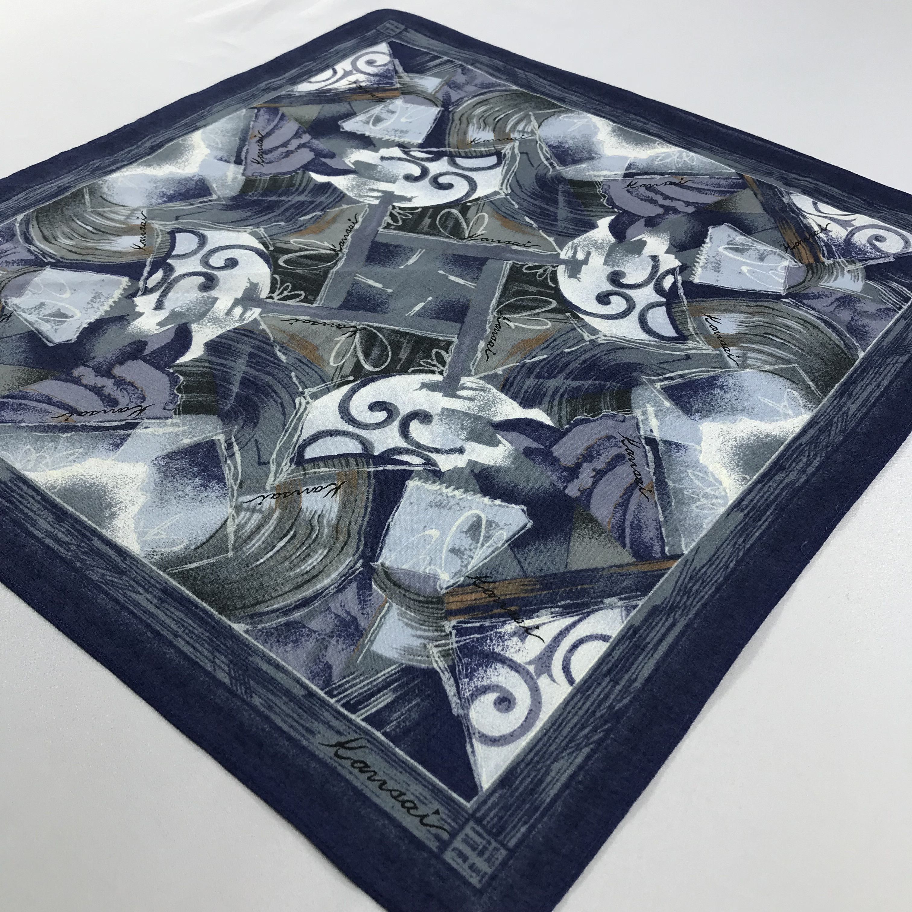Kansai Yamamoto × Vintage Kansai Bandana / Handkerchief / Neckerchief - S1951 Size ONE SIZE - 2 Thumbnail