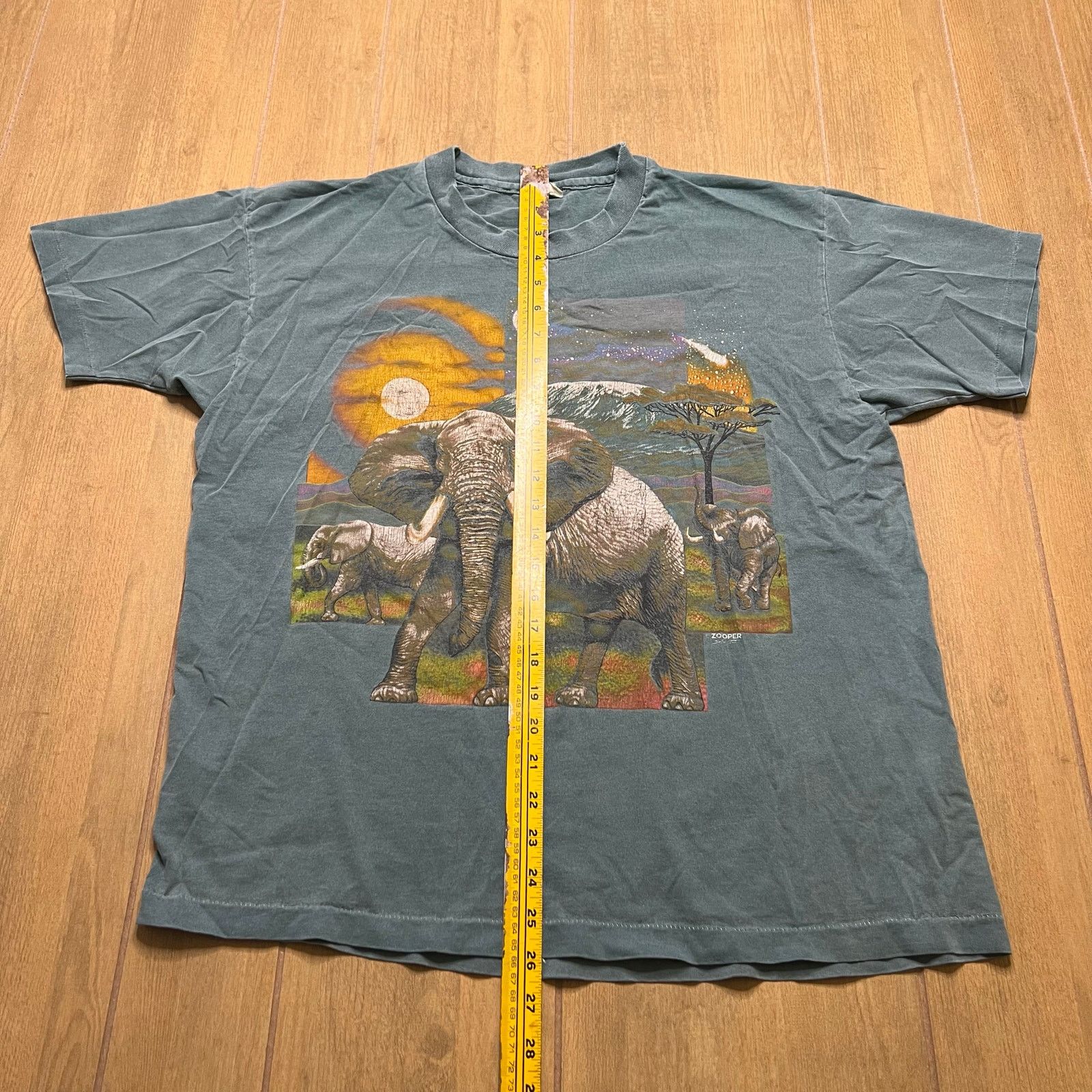 Vintage Vintage Elephant Elephants T-Shirt Sz M/L Single Stitch Size US L / EU 52-54 / 3 - 4 Thumbnail