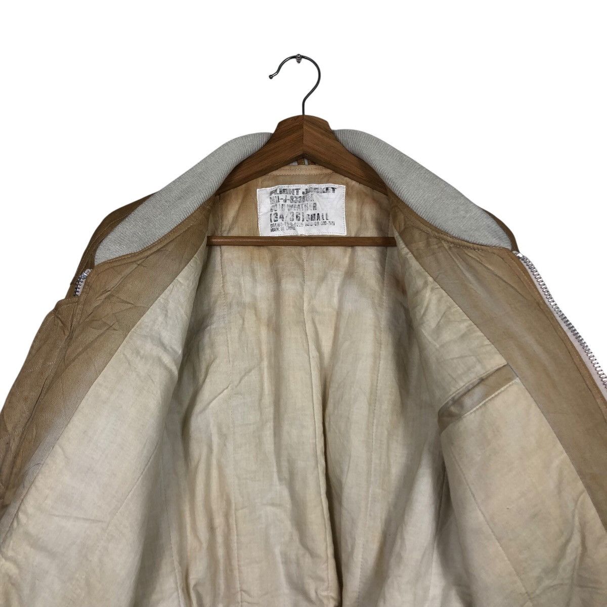 Japanese Brand 📌Vintage Flight Bomber Jacket Parachute Military Us Army Size US S / EU 44-46 / 1 - 15 Thumbnail