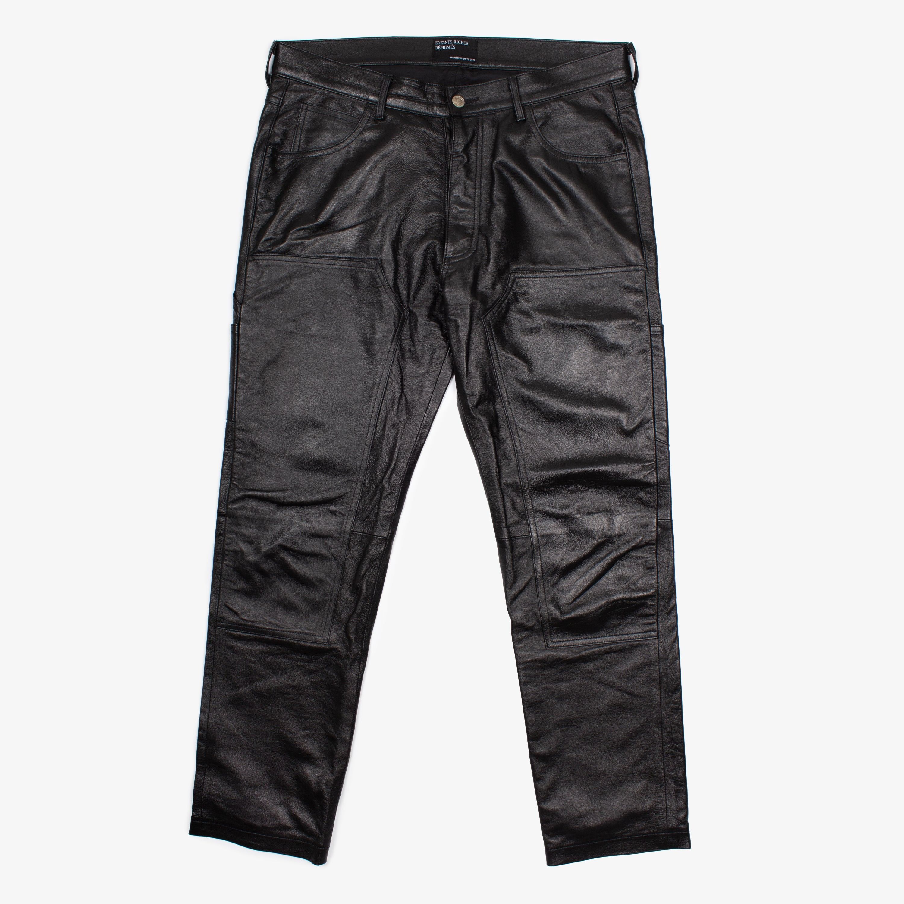 Enfants Riches Deprimes ERD DOUBLE KNEE LEATHER CARPENTER PANT Size US 34 / EU 50 - 2 Thumbnail