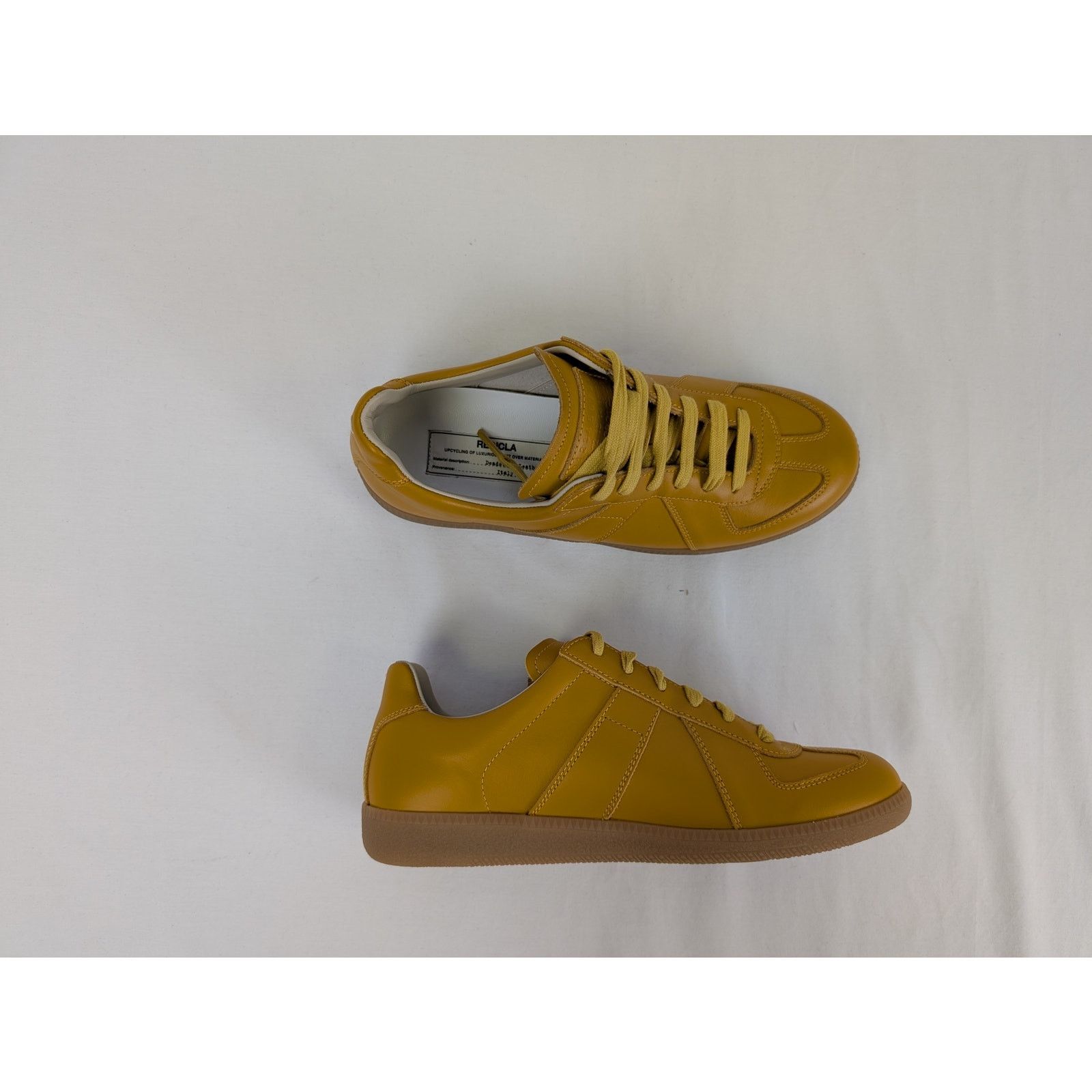 Maison Margiela o1rshd1 Low-Top Sneakers in Mustard Yellow Size US 8 / EU 41 - 1 Thumbnail