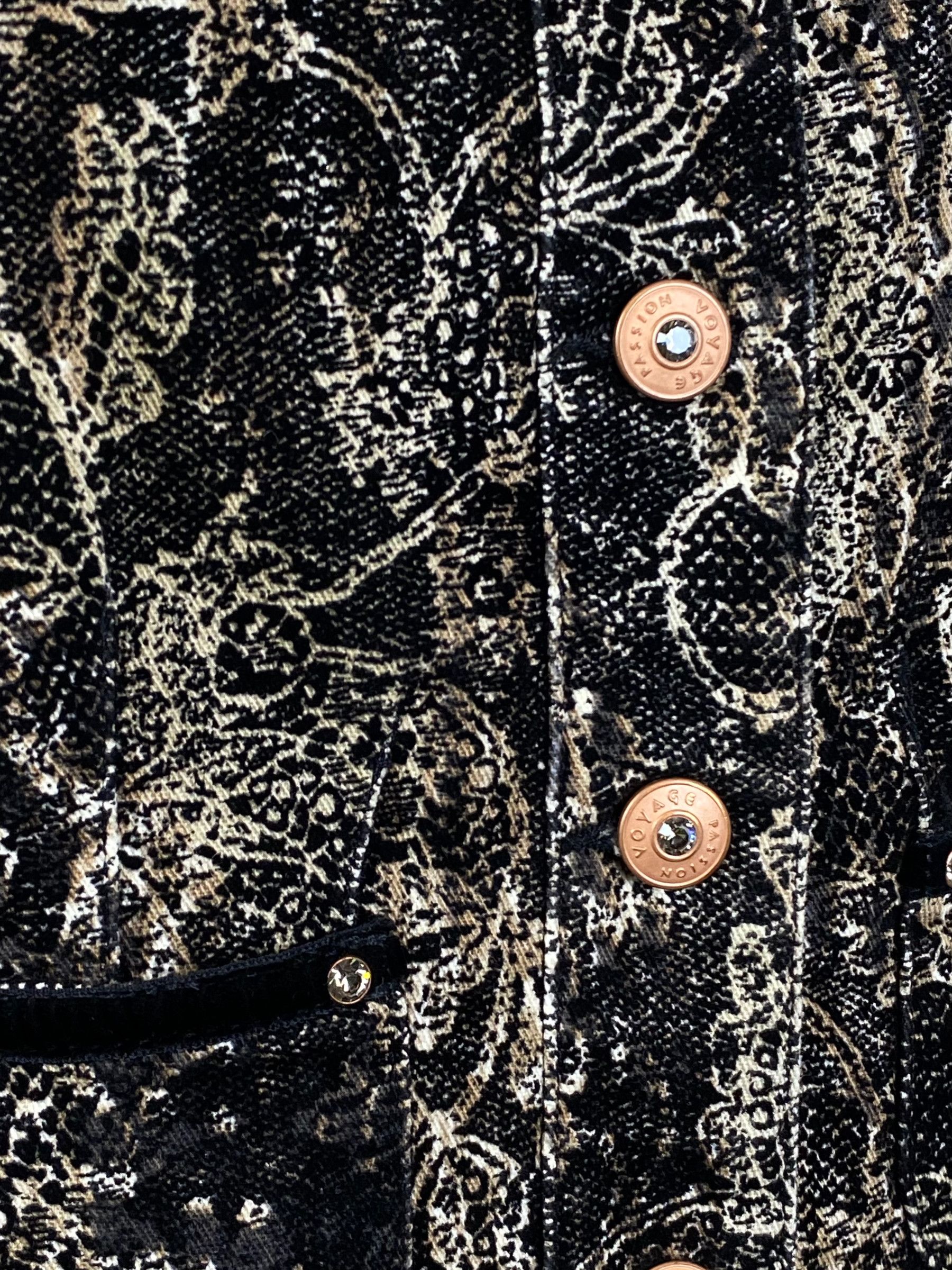 Vintage × Voyage Voyage Passion Vintage Jacket decorated velvet pants style Size L / US 10 / IT 46 - 5 Thumbnail