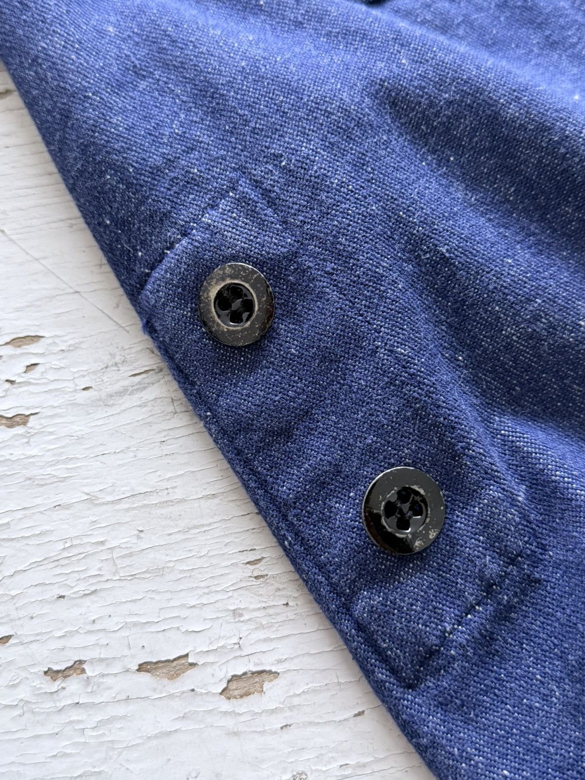 Le Laboureur Vintage 60s French Workwear Denim Sanfor Chore Jacket Size US M / EU 48-50 / 2 - 10 Thumbnail