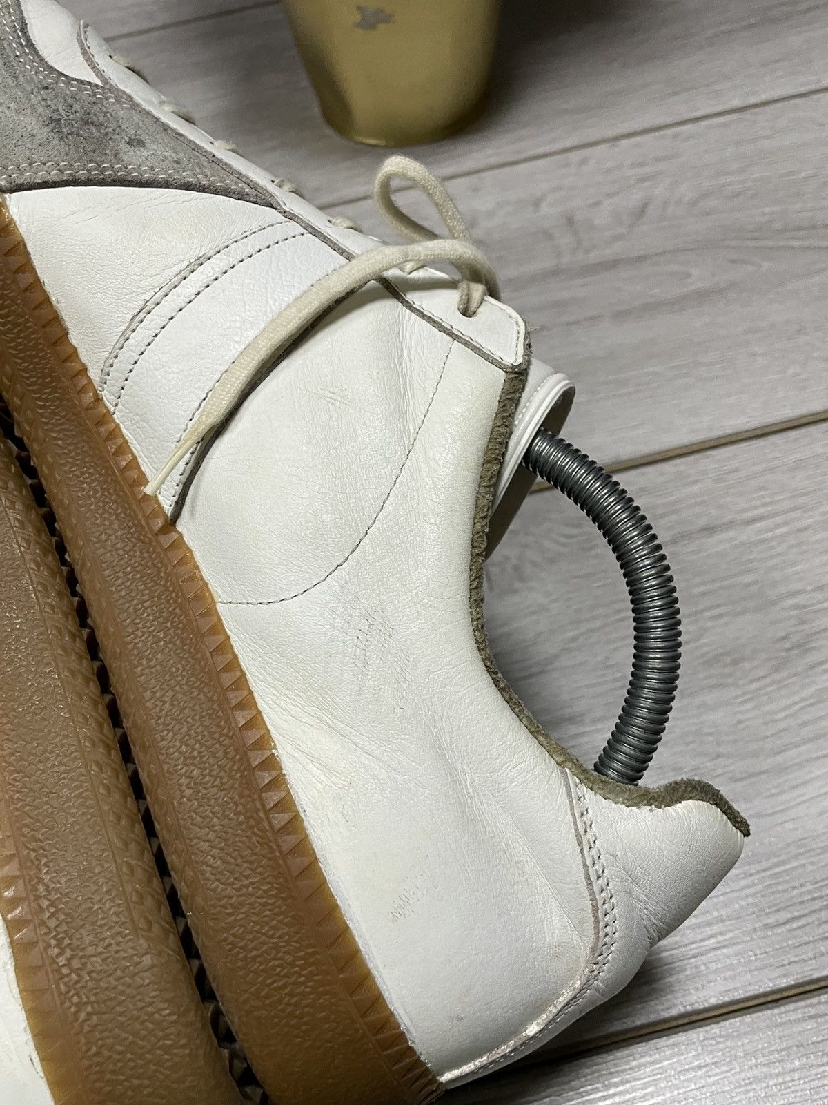 Vintage GAT Bw-sport 285 Margiela style vintage leather trainers Size US 11.5 / EU 44-45 - 11 Thumbnail