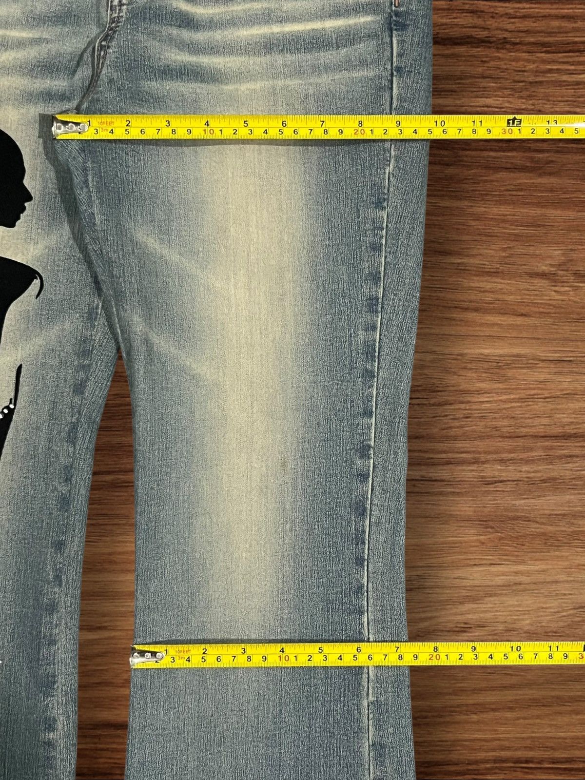 Japanese Brand Vintage Japanese Brand Customised Elegant Women Flare Jeans Size 28" / US 6 / IT 42 - 15 Thumbnail