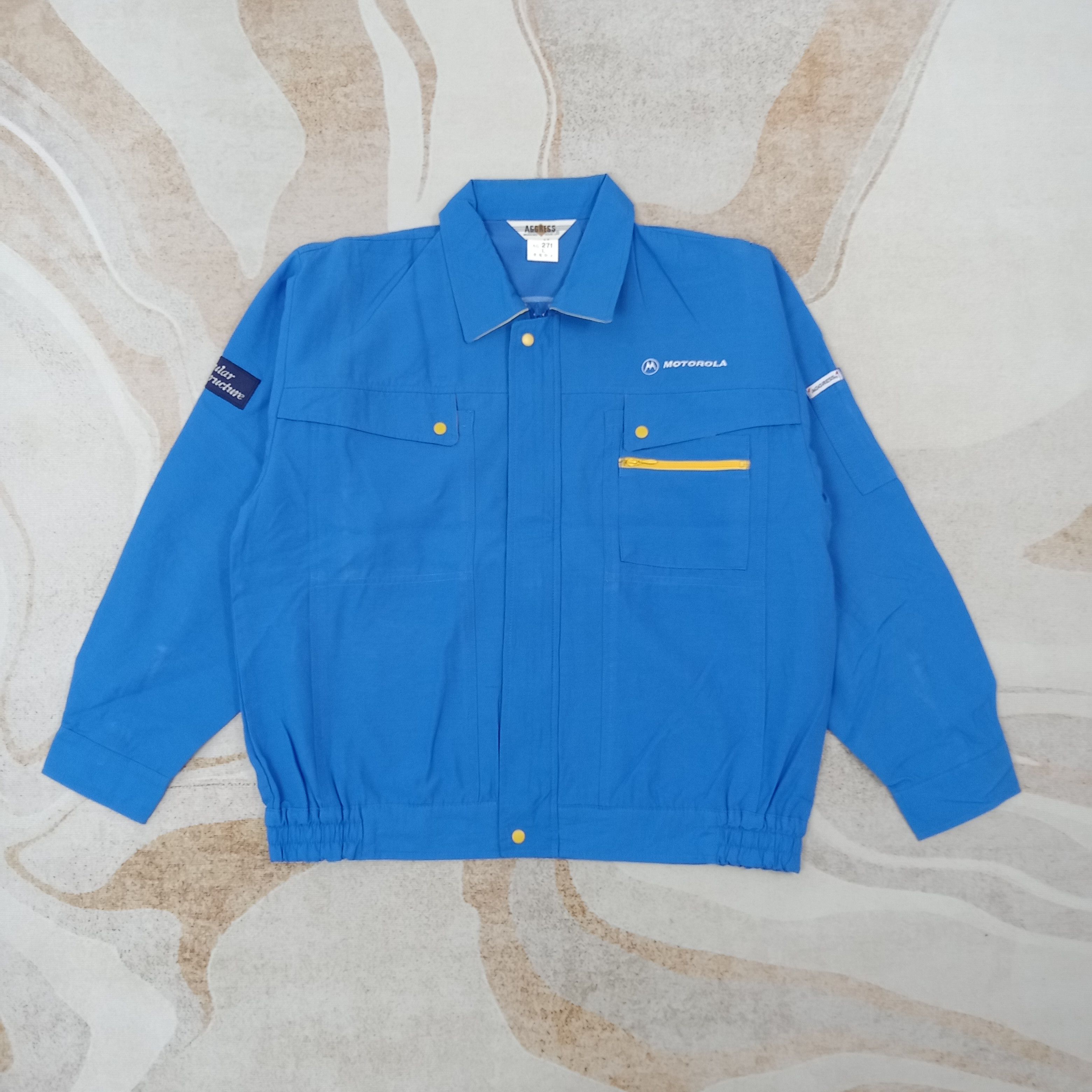 Japanese Brand Motorola Mobile Brand Uniform Jacket C263N14 Size US M / EU 48-50 / 2 - 3 Thumbnail
