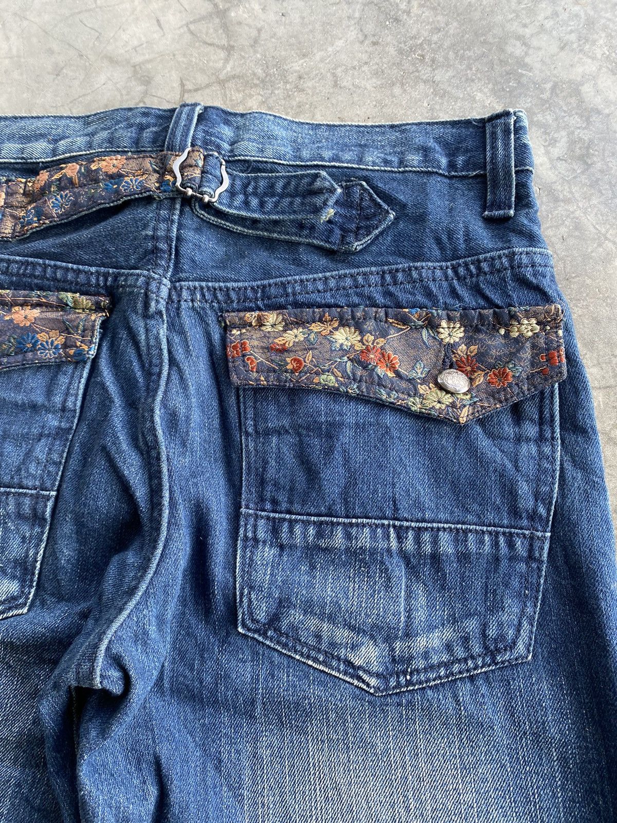 JNCO × Japanese Brand Baggy Jeans Japanese Karakuri Tamashi Minimalis #75 Size US 30 / EU 46 - 4 Thumbnail