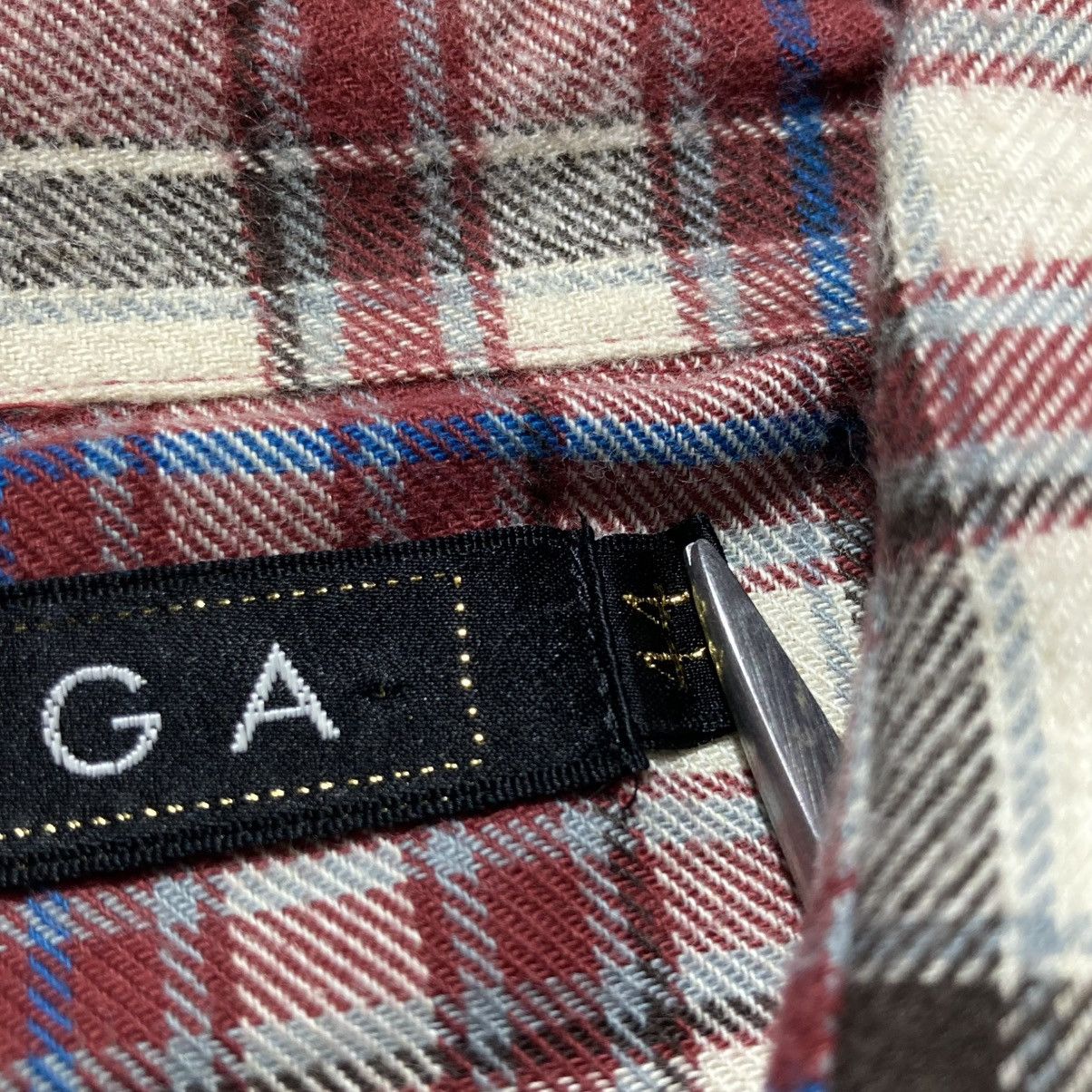 GOSTAR DE FUGA 🇯🇵 2000s Gostar De Fuga Flanel Plaid Shirt Button Up Lgb Size US S / EU 44-46 / 1 - 16 Thumbnail
