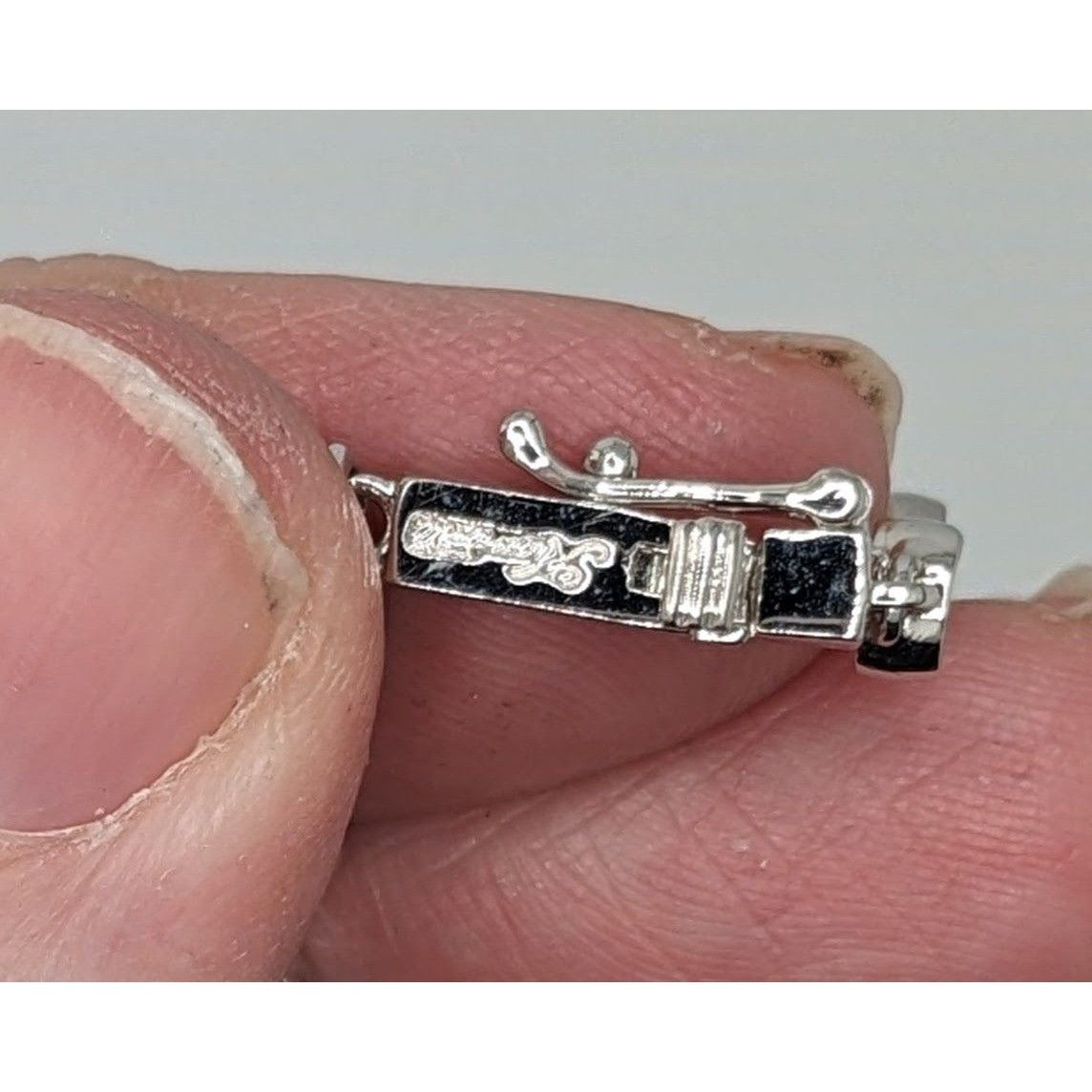 Other Vintage Whimsical Signed Sterling Silver & Cubic Zirconia Br Size ONE SIZE - 4 Thumbnail