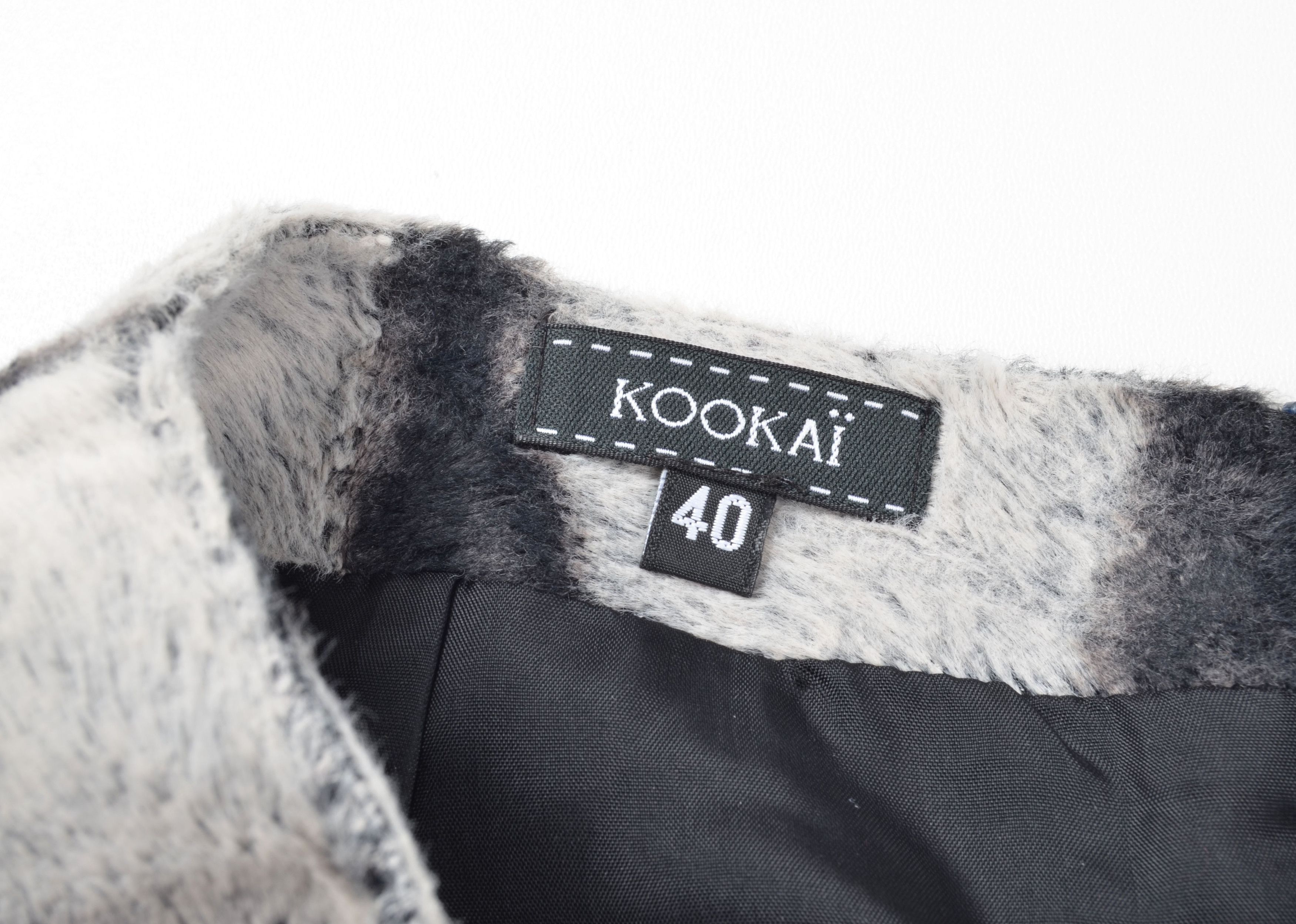 Other Vintage Kookai Paris Y2K Glam Faux Fur Mini Skirt Size 27" / US 4 / IT 40 - 7 Thumbnail