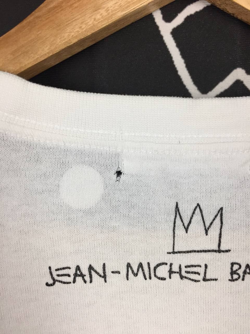 Jean-Michel Basquiat × Uniqlo × Vintage Vtg Jean Michel Basquiat Notary Crown Pop Art Tee Size US L / EU 52-54 / 3 - 12 Thumbnail