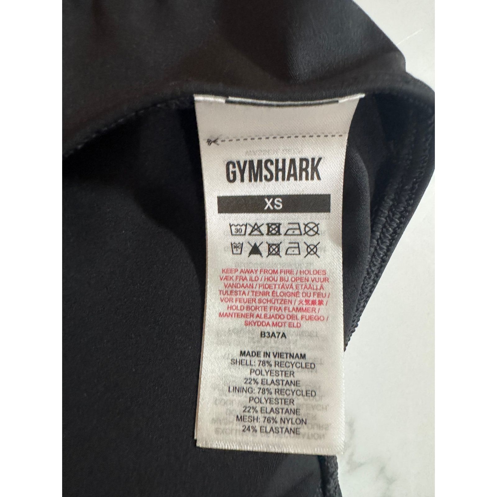 Gymshark GymShark Women's XS Sports Bra Black White NWOT Size XS / US 0-2 / IT 36-38 - 3 Thumbnail