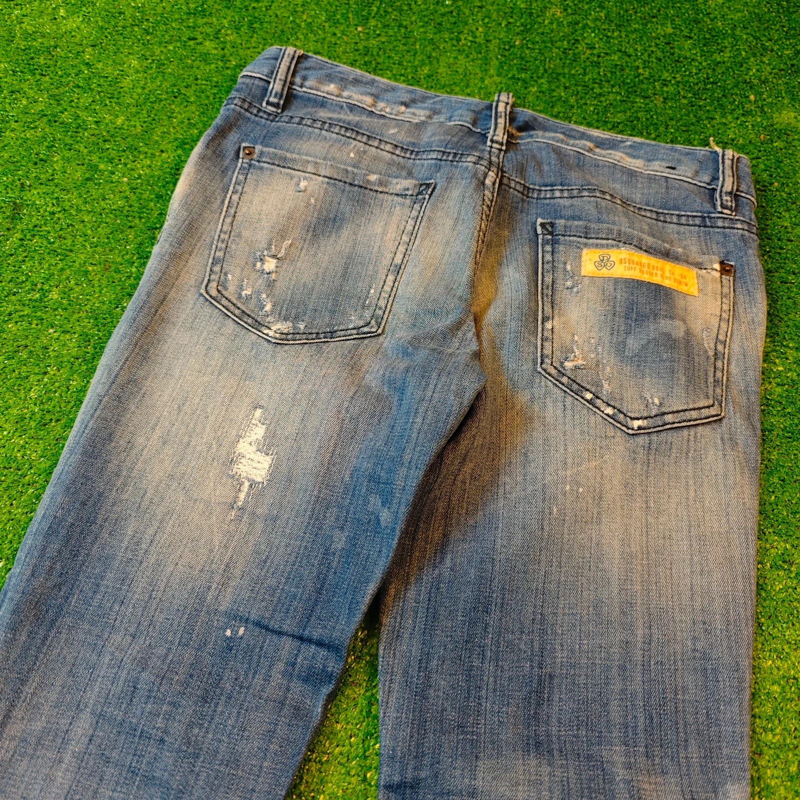 Dsquared2 Dsquared2 Jeans Womens 38 (30') blue capri straight ripped Size 30" / US 8 / IT 44 - 7 Thumbnail