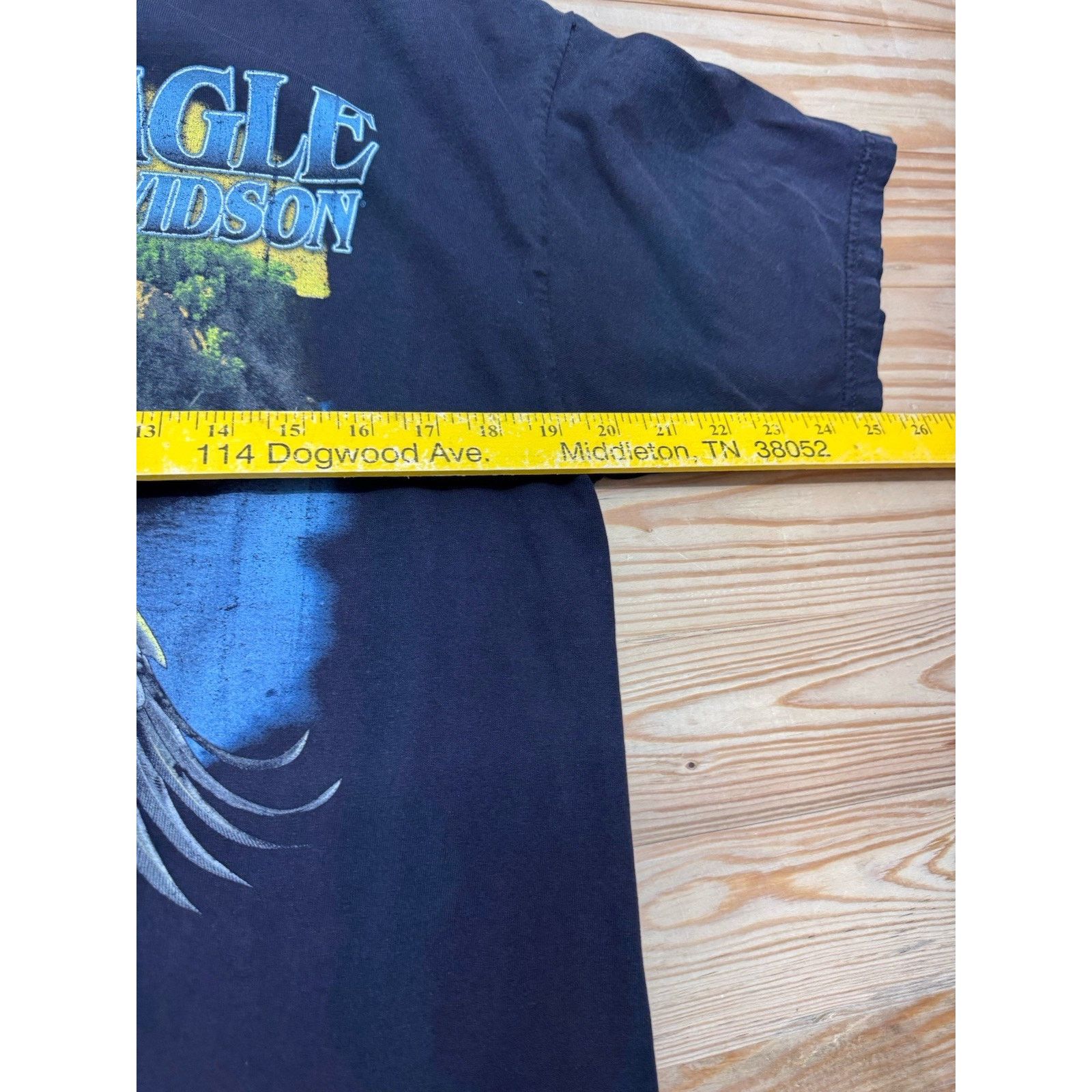 Harley Davidson Bald Eagle Harley-Davidson Marquette, MI Black T-Shirt Men M Size US M / EU 48-50 / 2 - 6 Thumbnail
