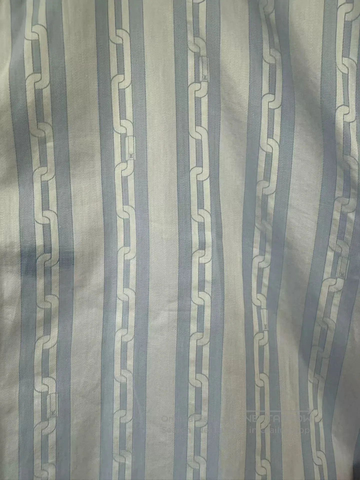 louis vuitton chain print shirt size s.