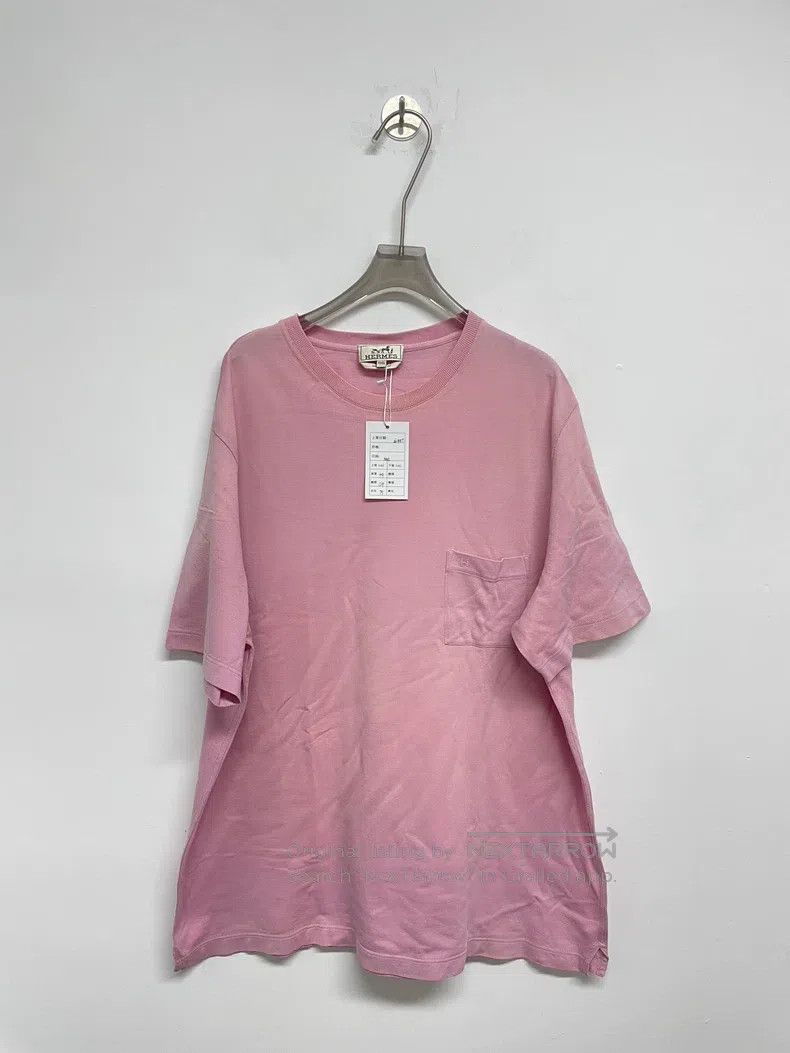Hermes Hermes Round Neck Short-Sleeve Pink Size 3XL / US 20-22 - 1 Thumbnail
