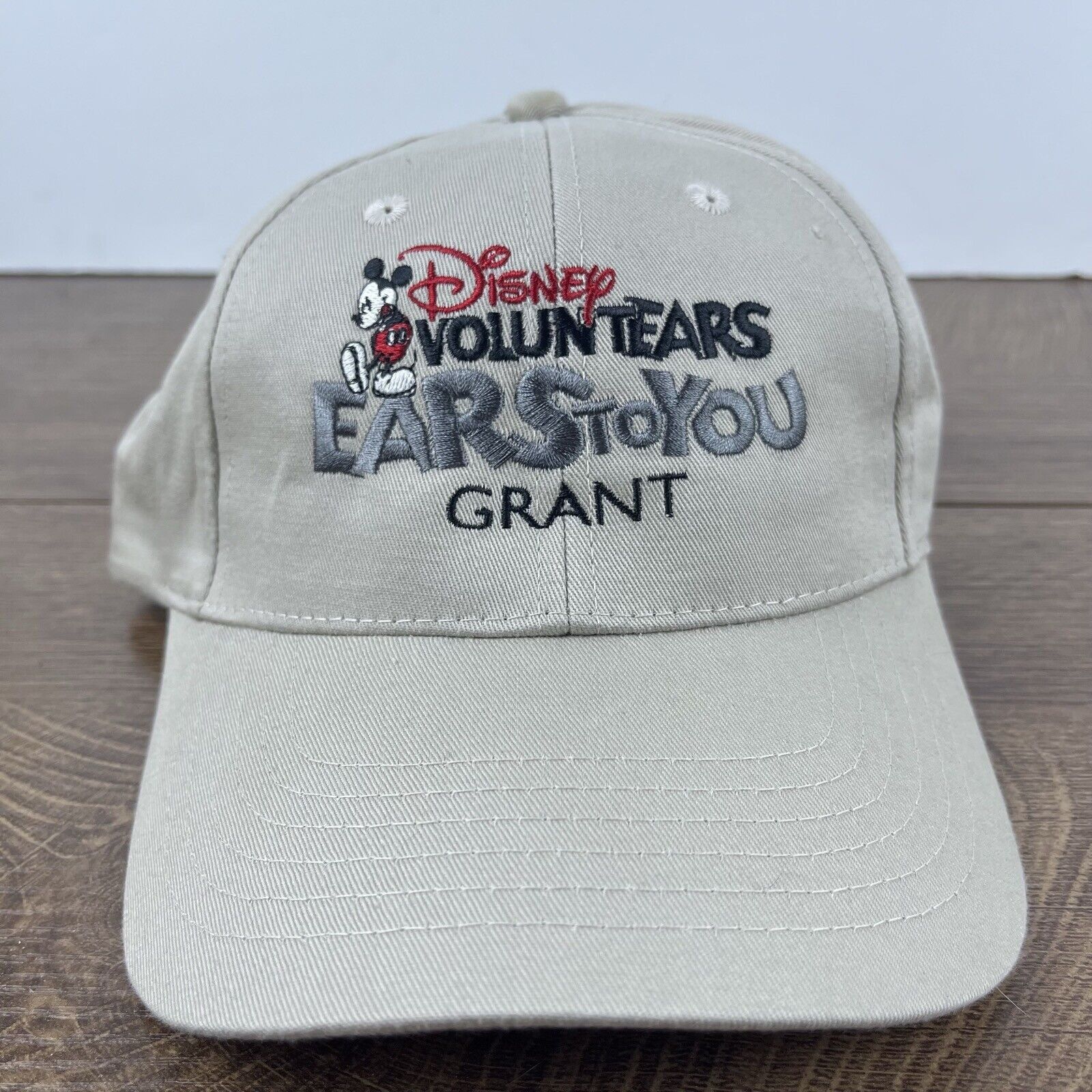 Disney Disney Voluntears Ears Hat Brown Adjustable Hat Brown Tan Ad Size ONE SIZE - 3 Thumbnail