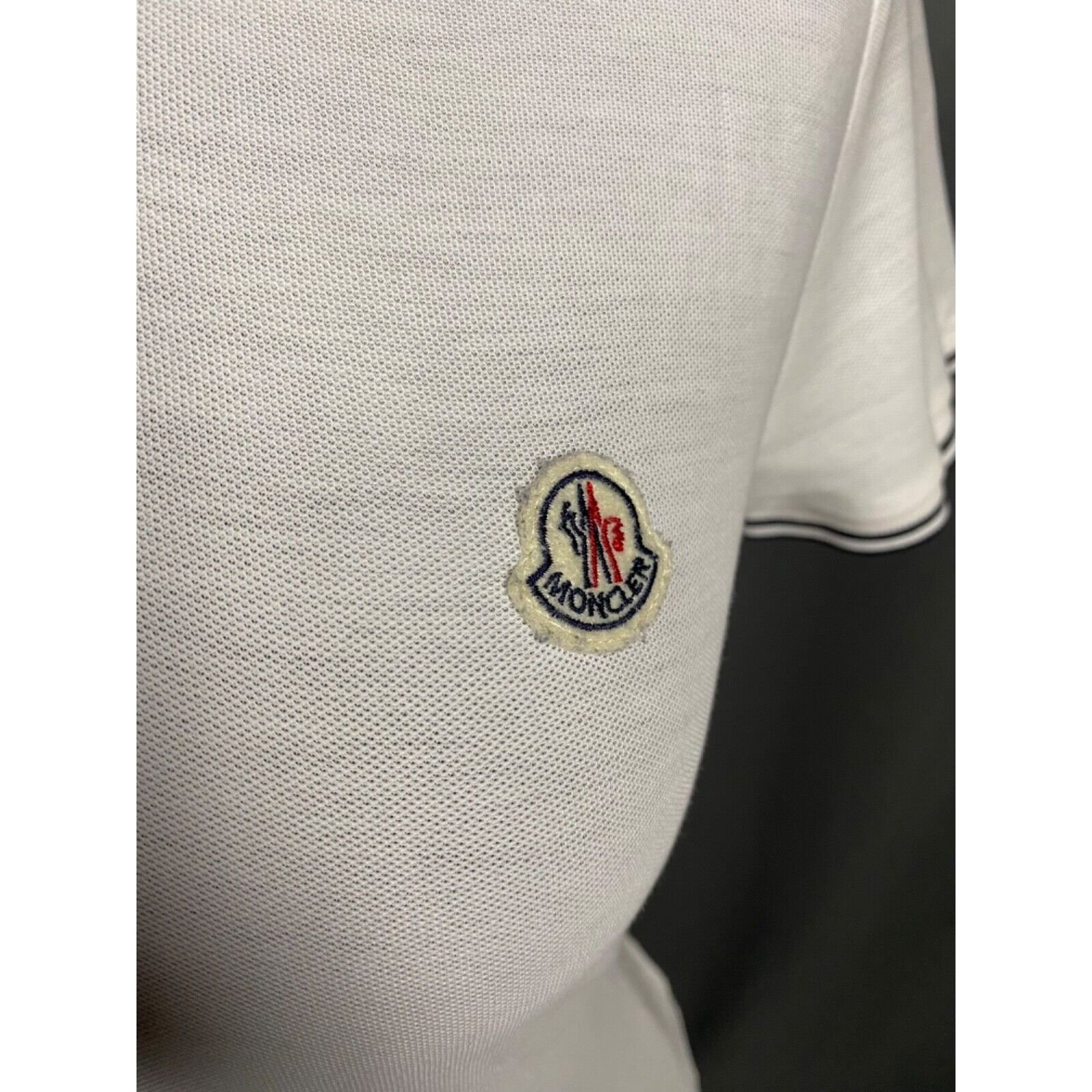 Moncler Moncler Maglia Women's White Polo T-Shirt Size XS Size XS / US 0-2 / IT 36-38 - 8 Thumbnail